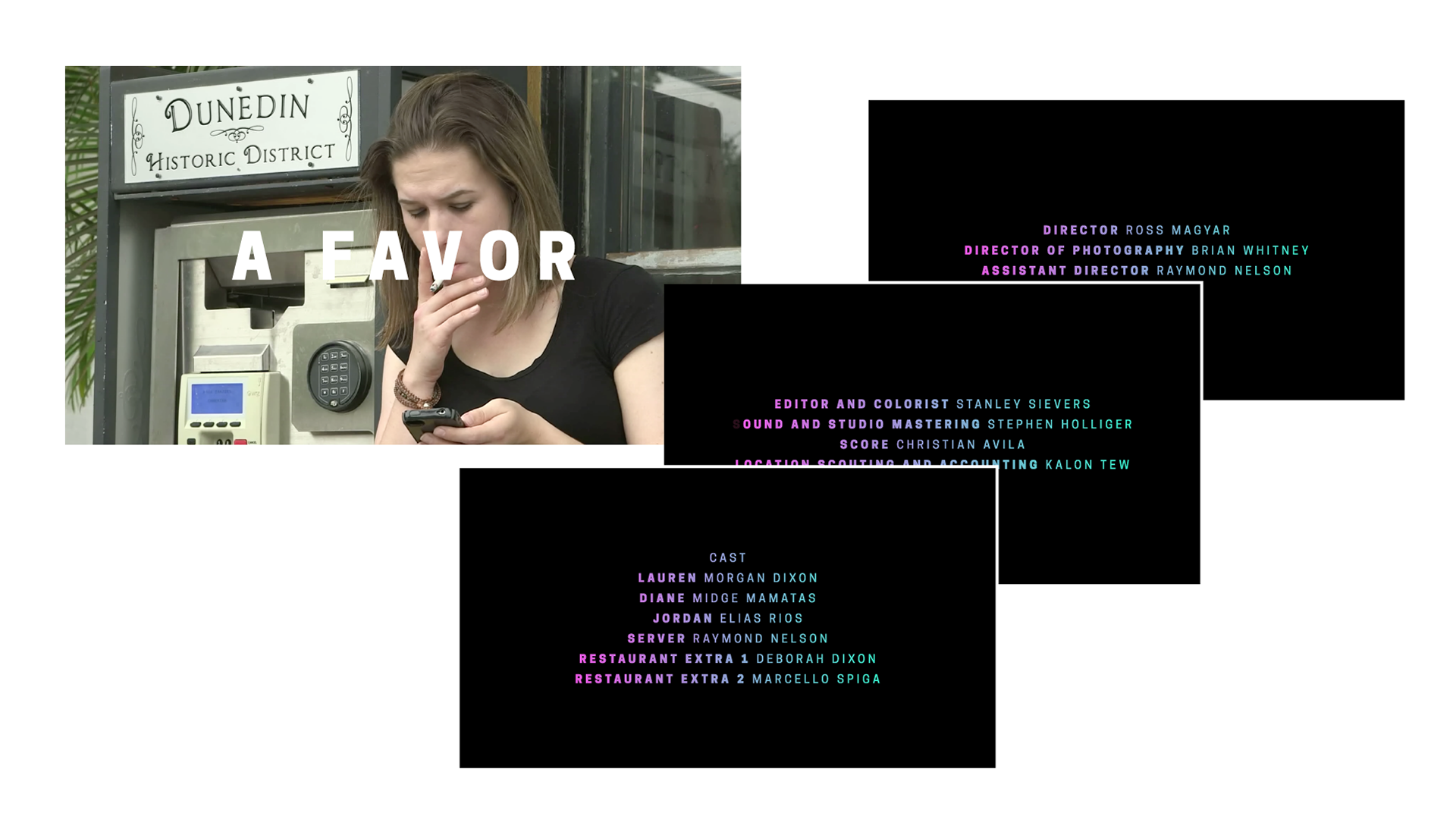 comedy short film credits