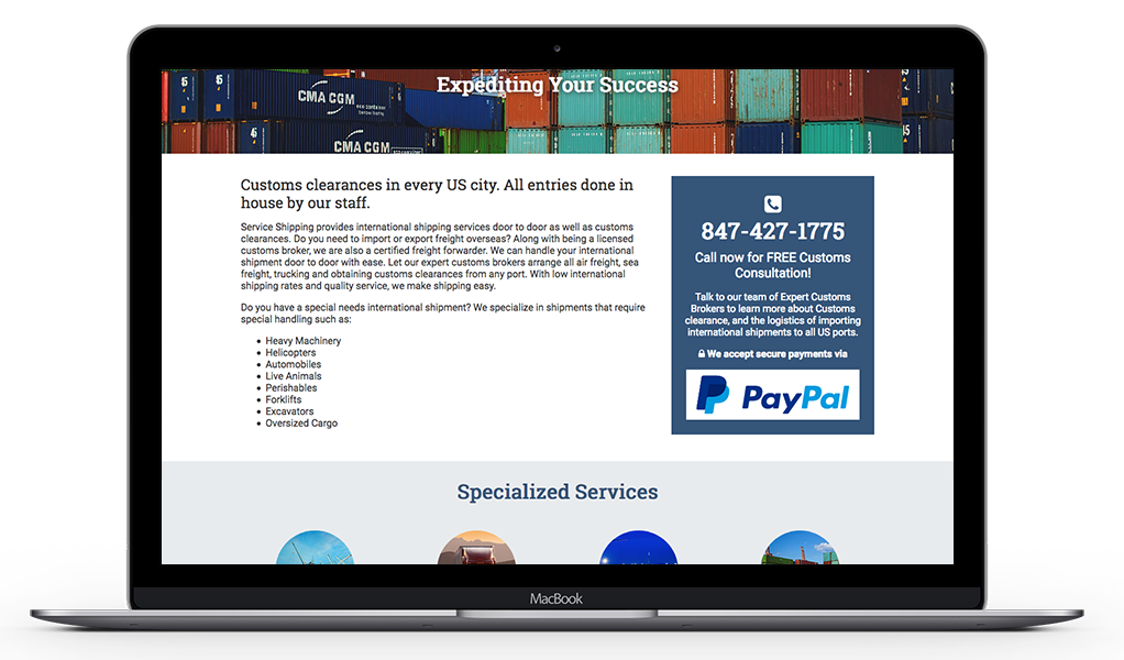corporate website