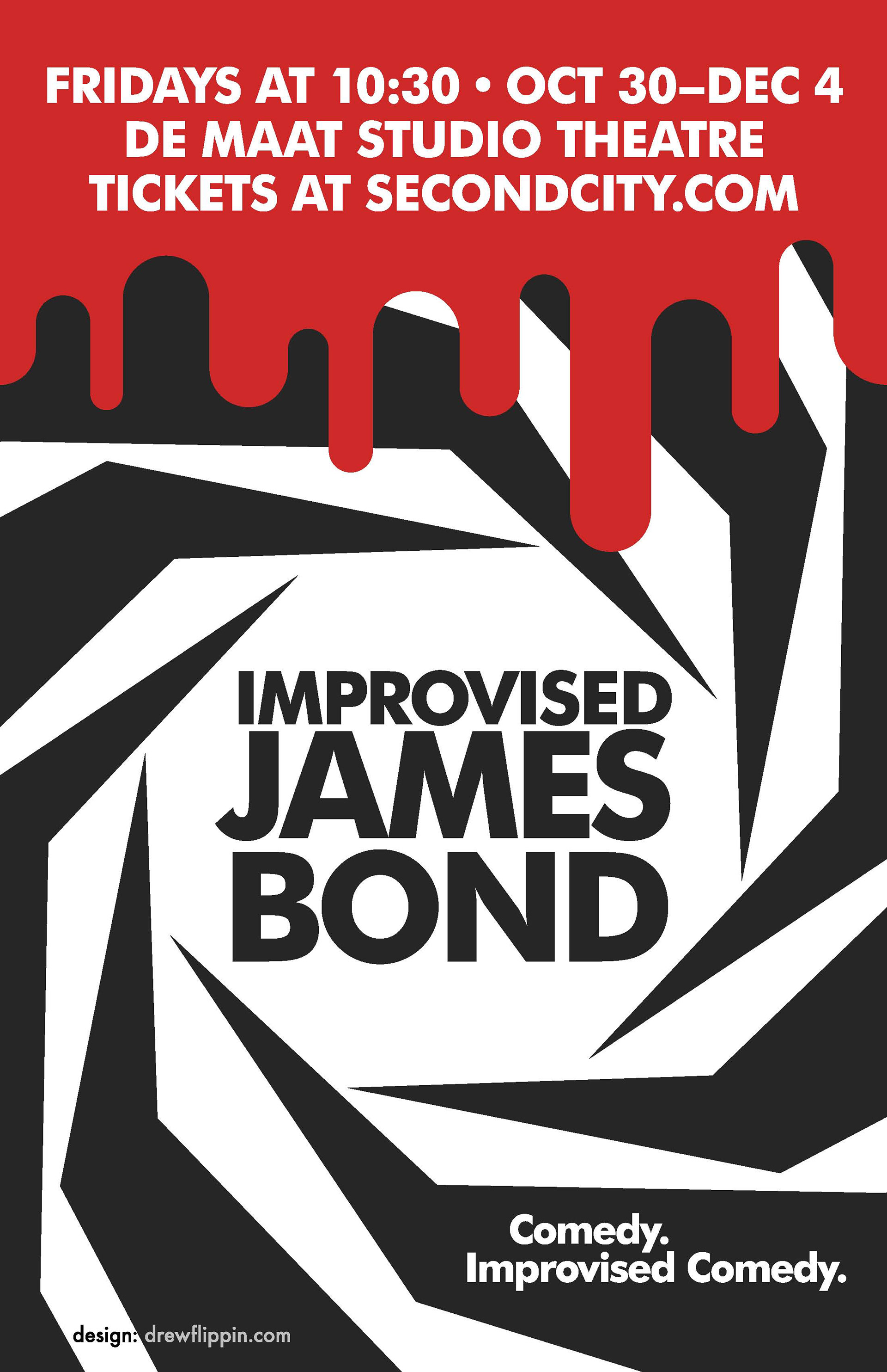 improv comedy show poster