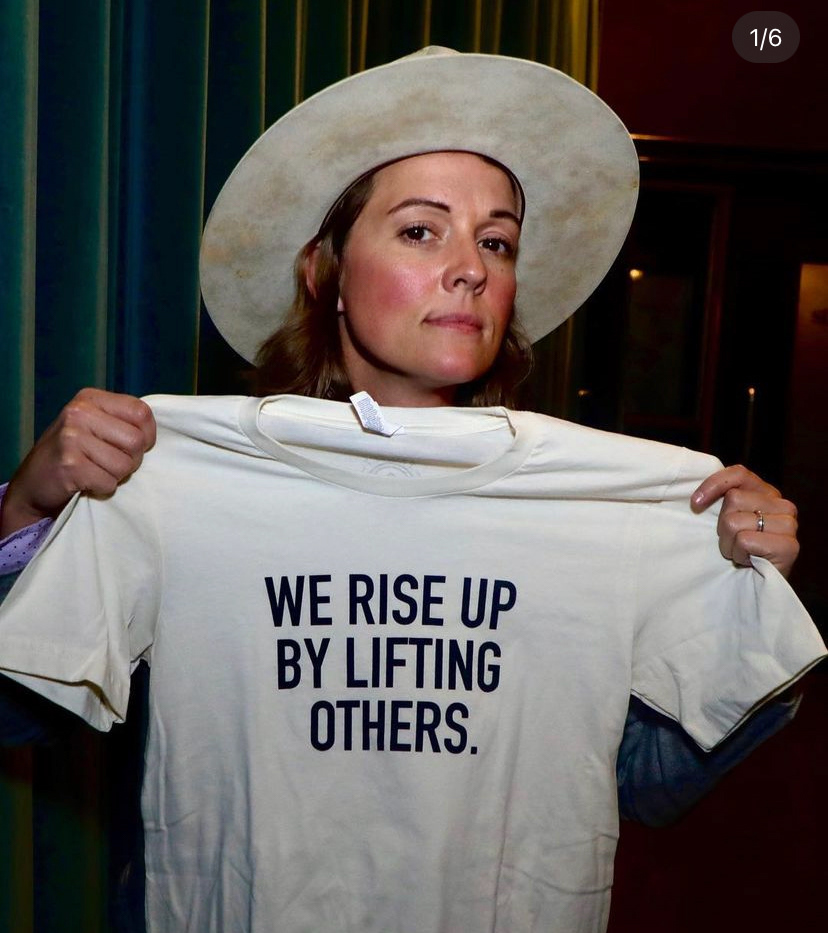 Brandi Carlisle, one of the 'Ladylifters' who posted for Project Alianza on March 8