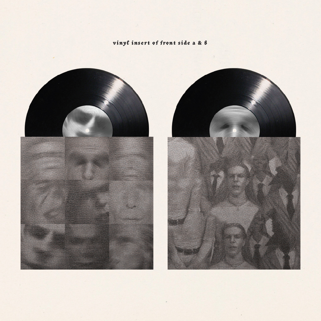 Vinyl insert of Front side A & B