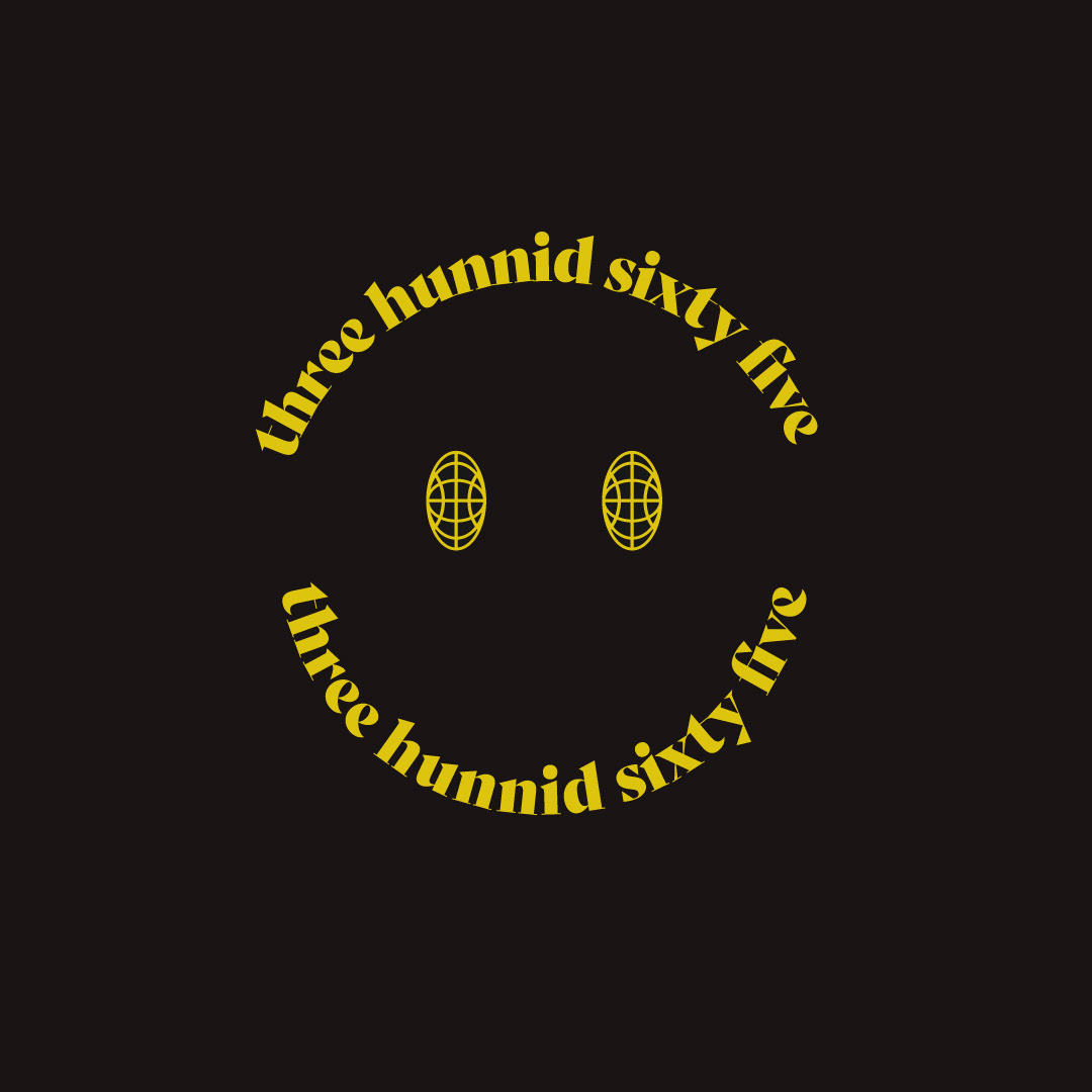 "three hunnid sixty five" logo