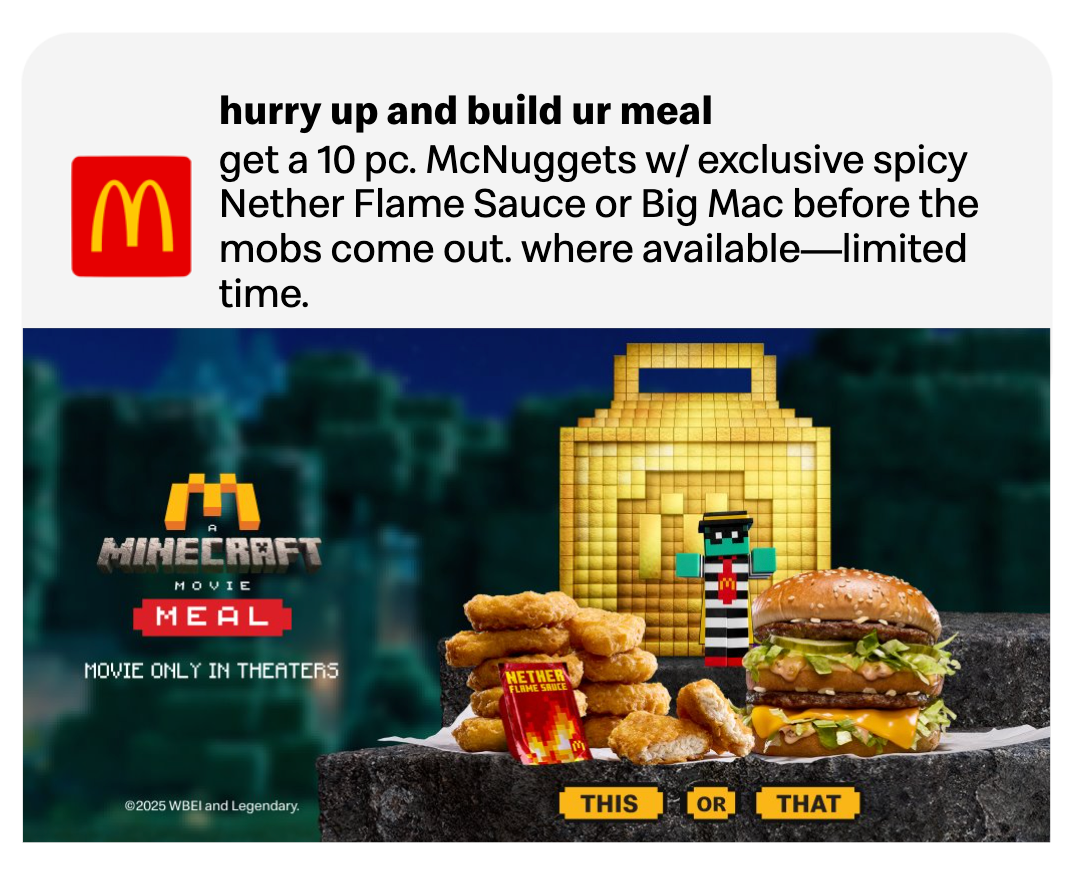 Last Chance Push - Non-Purchasers & Burger/Chicken Enthusiasts
