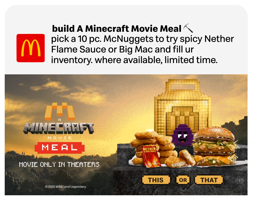 Launch Push - Burger/Chicken Enthusiasts