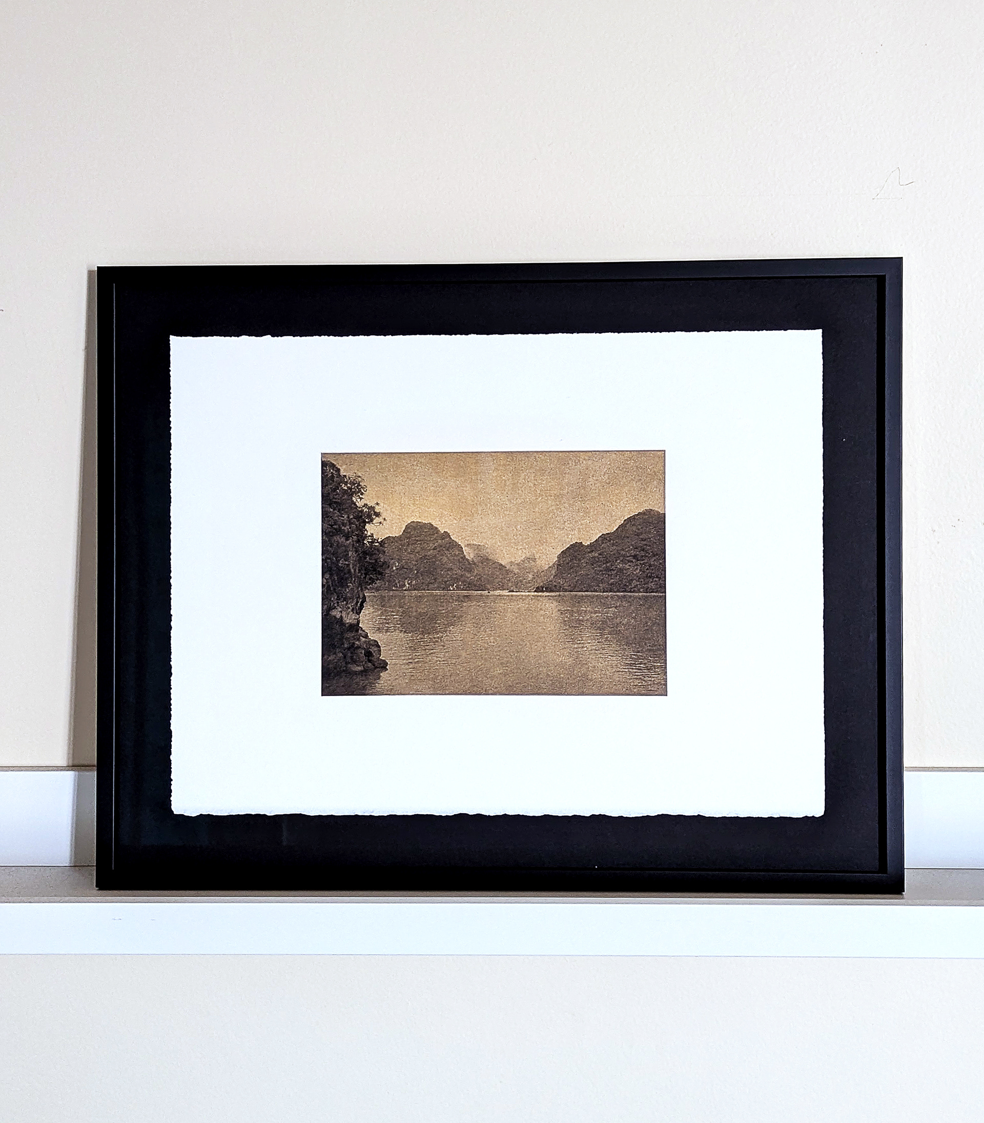 Platinum palladium print on 24-carat Gold leaf and Arches platinum paper.