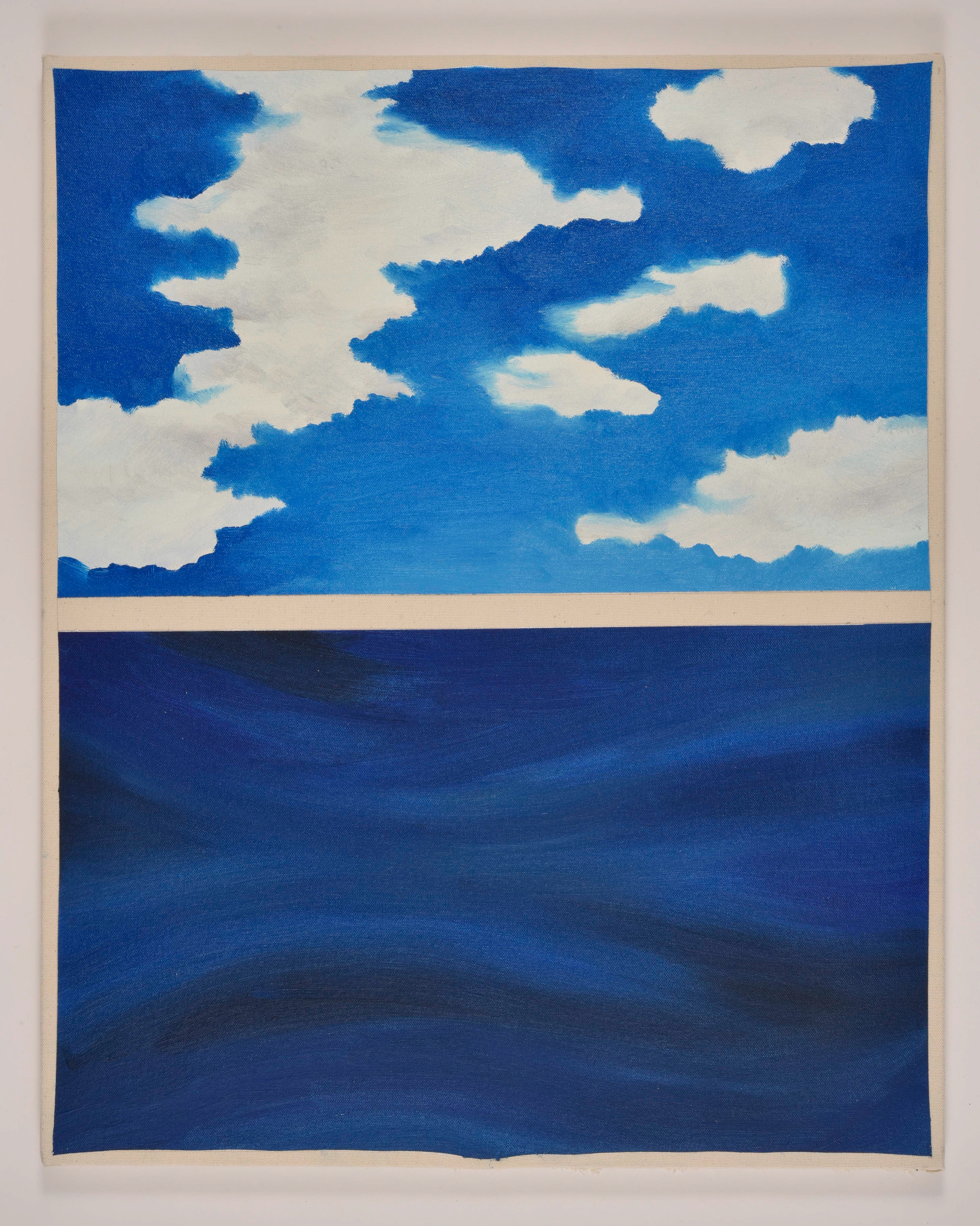 August, Oil on canvas, 39 x 48 cm, 2019