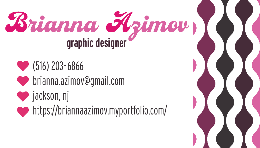 business card back