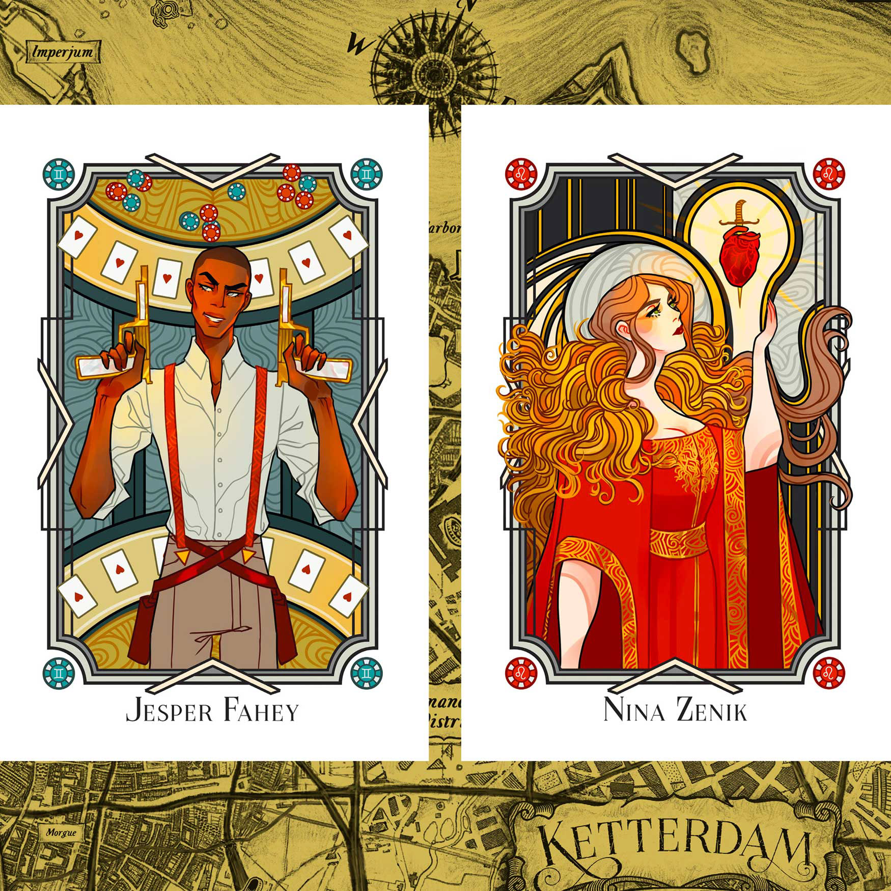 Colour plates; Artwork by #monolimeart