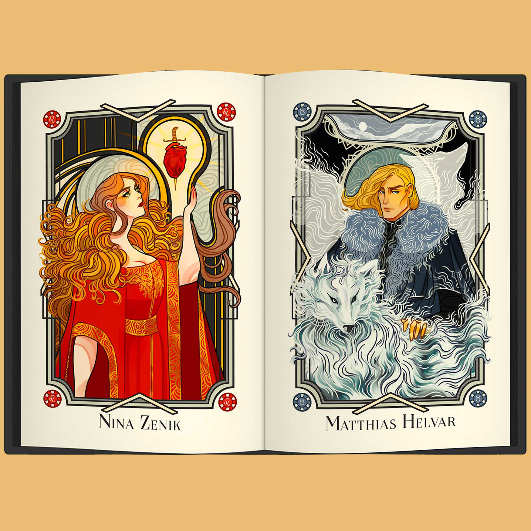 Colour plates; Artwork by #monolimeart