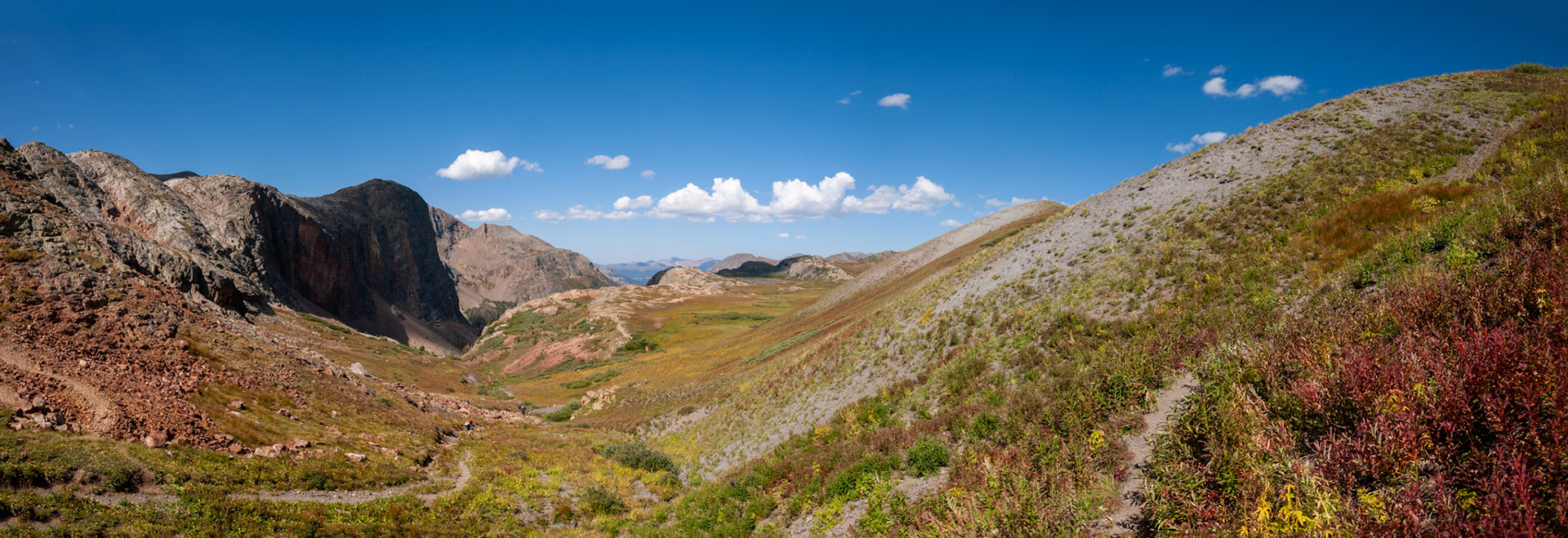 On the infamous "You'll love the switchbacks" looking back.
