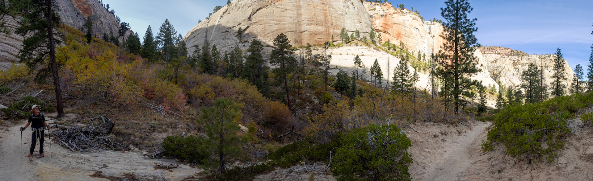 Back of the terrace looking out into the main canyon