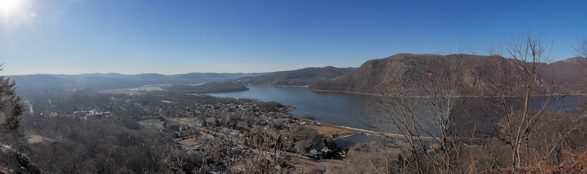 Cold Spring below, and West Point in the middle distance.