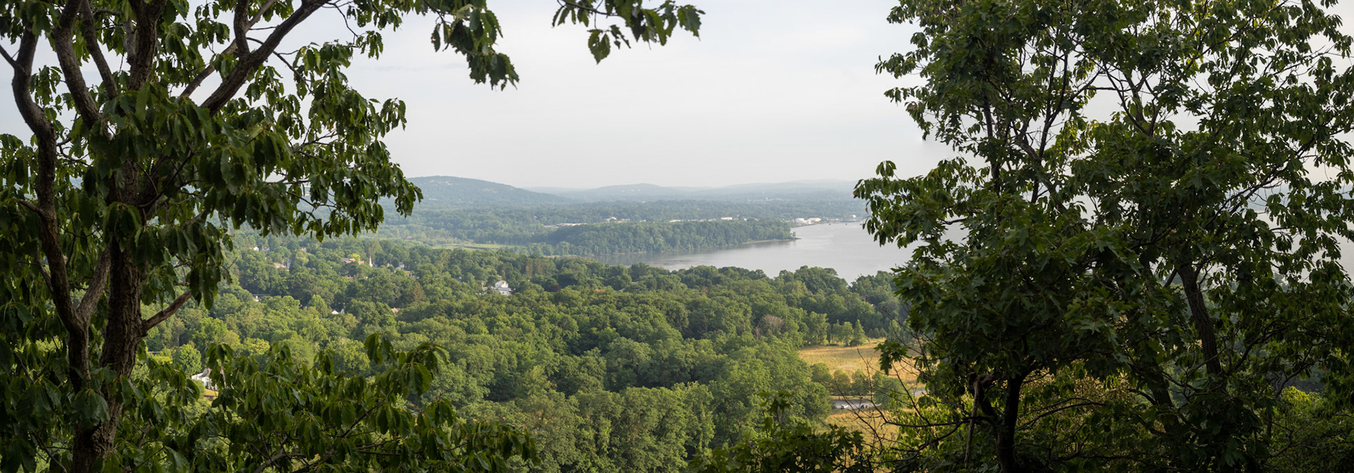 First vista climbing with Cornwall in the distance. Cornwall-on-Hudson is to the left.