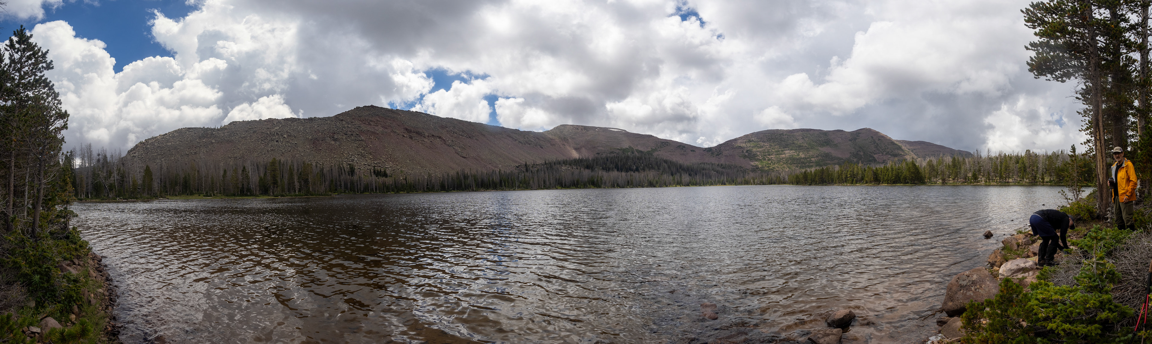 Lake Betsy, before we start to drill it back to camp.