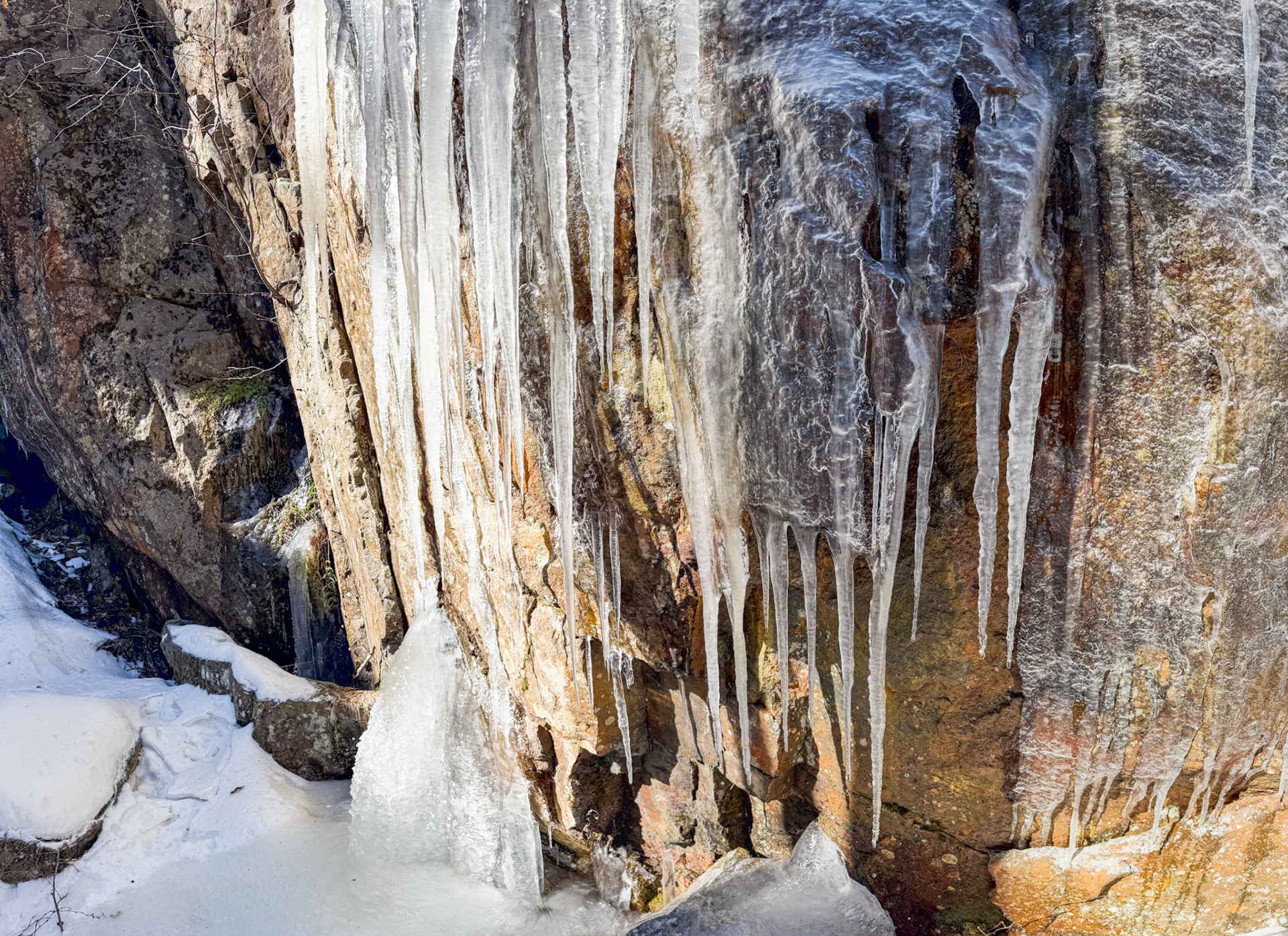 Ice at Pine Swamp Mine