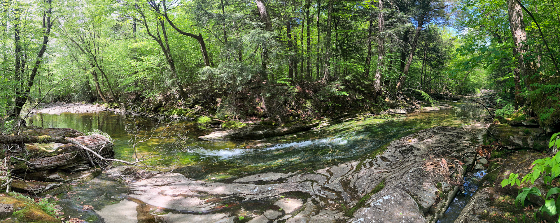 A Blue Hole along the Neversink