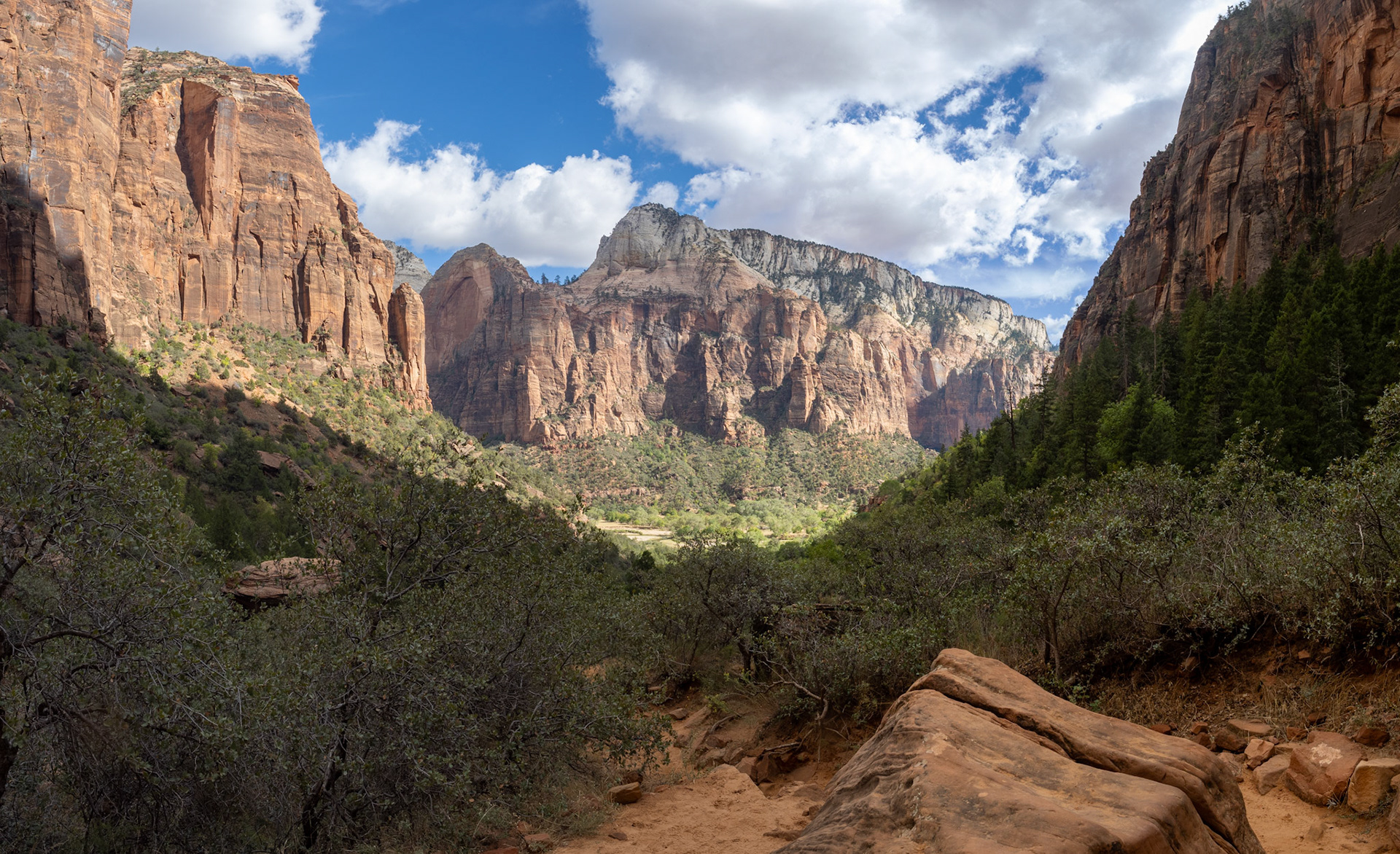 The light wasn't too harsh with the clouds today. Gained a little bit of elevation and a reminder to always turn around to see what lies behind you.