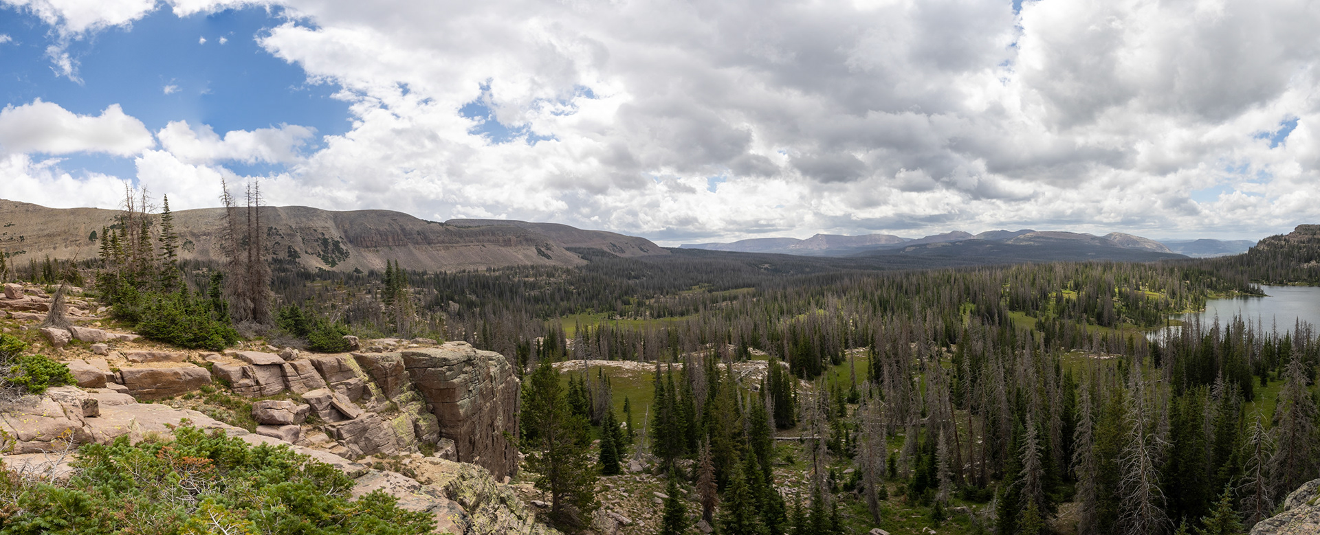 Jordan Lake and Grand Daddy Basin in the background