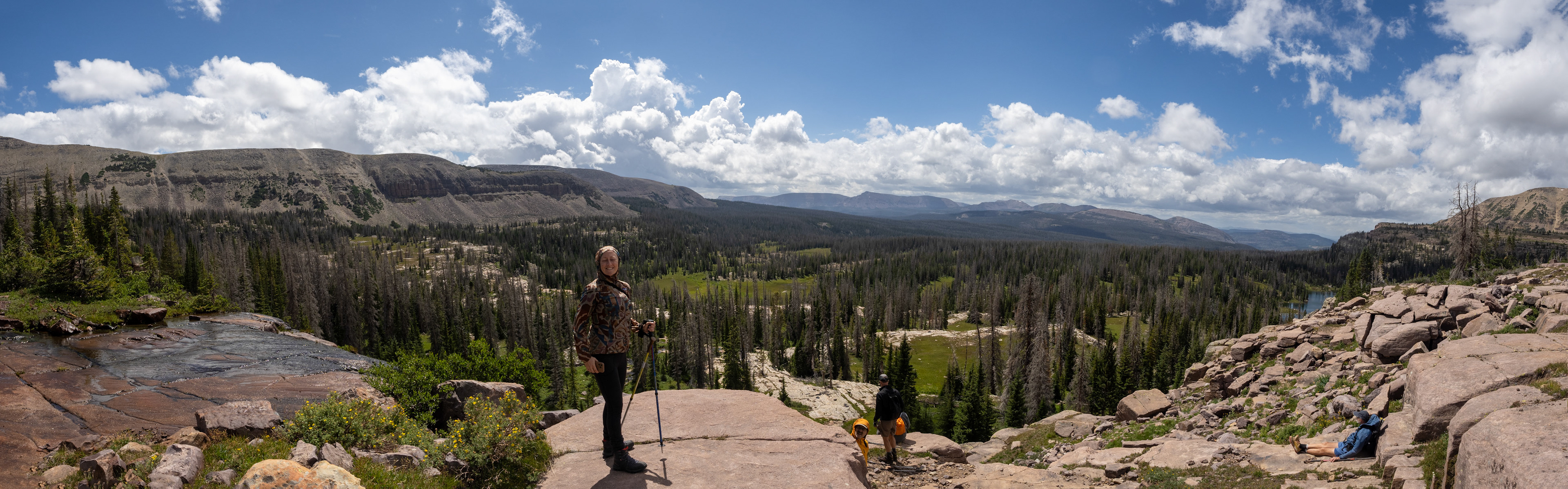 Aly w Naturalist in the foreground, and Grandaddy in the background.