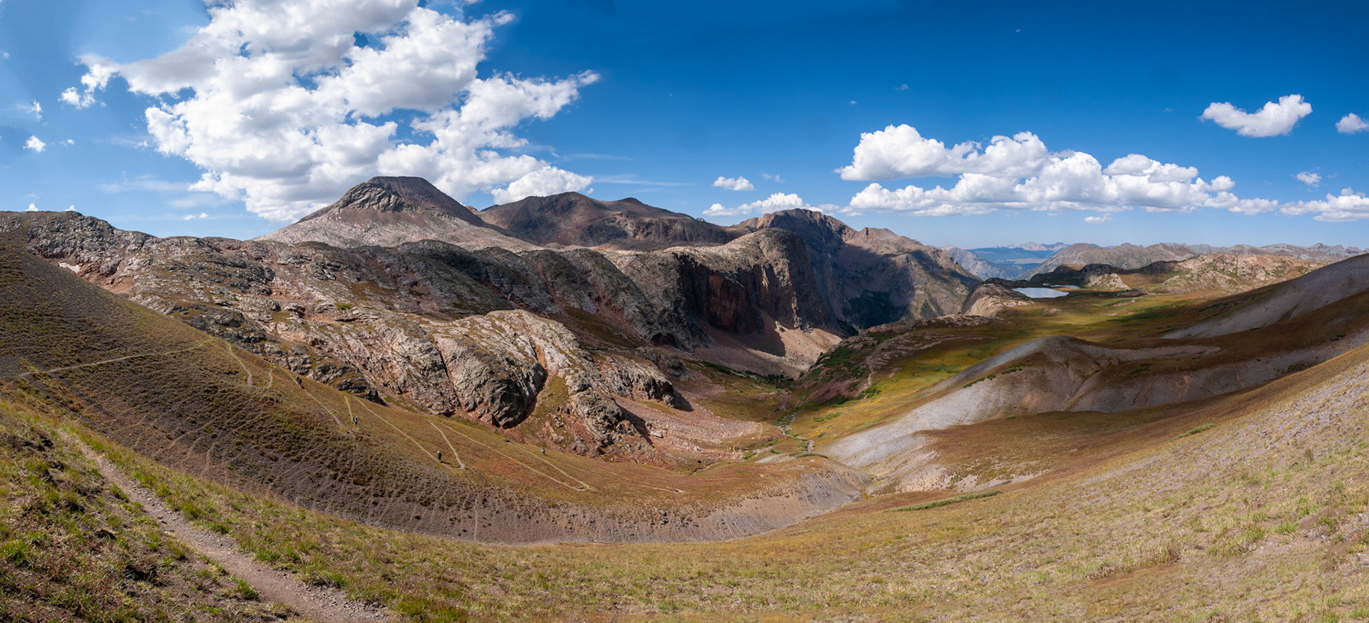 From the last switchback.