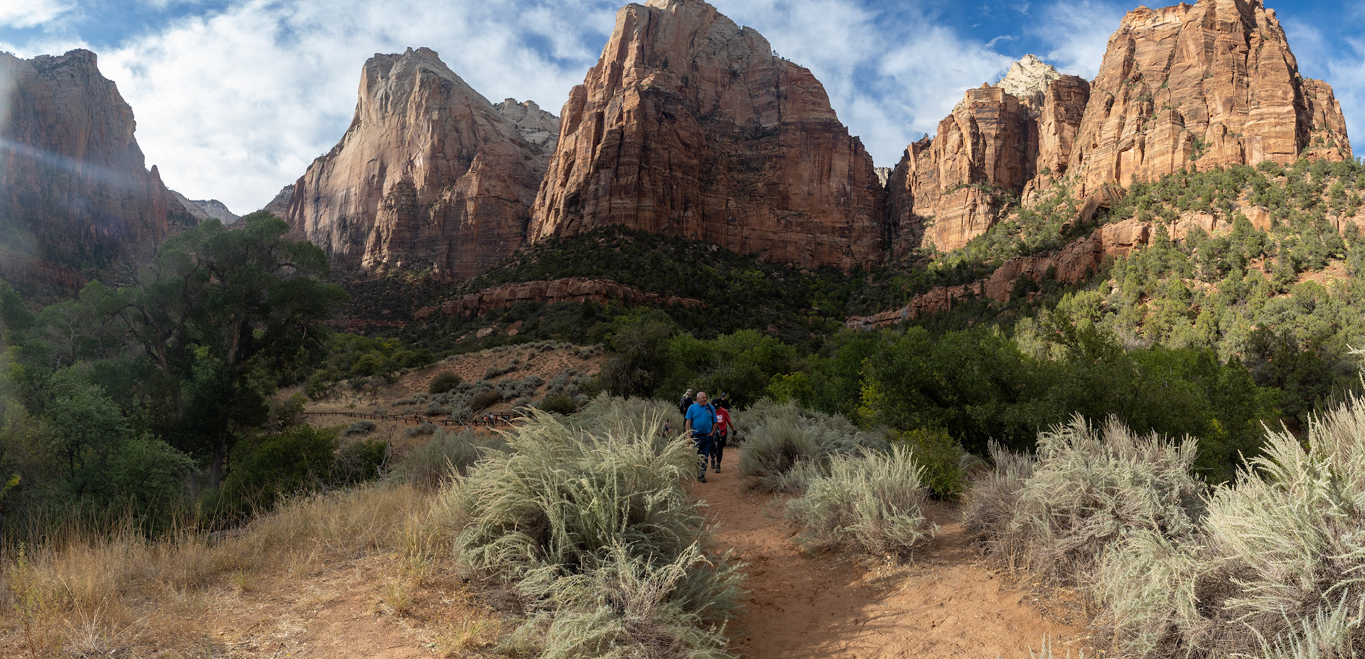 Looking North on the River Trail