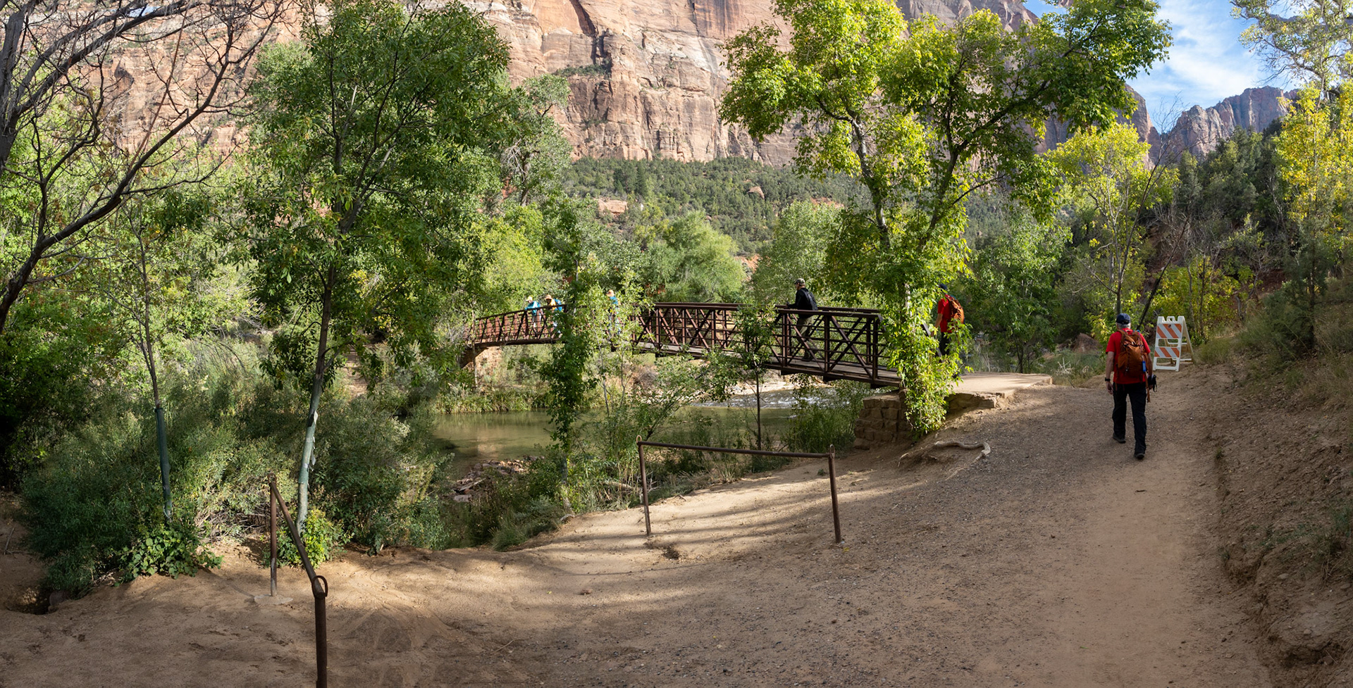 Our day hike comes to an end crossing back over The Virgin River