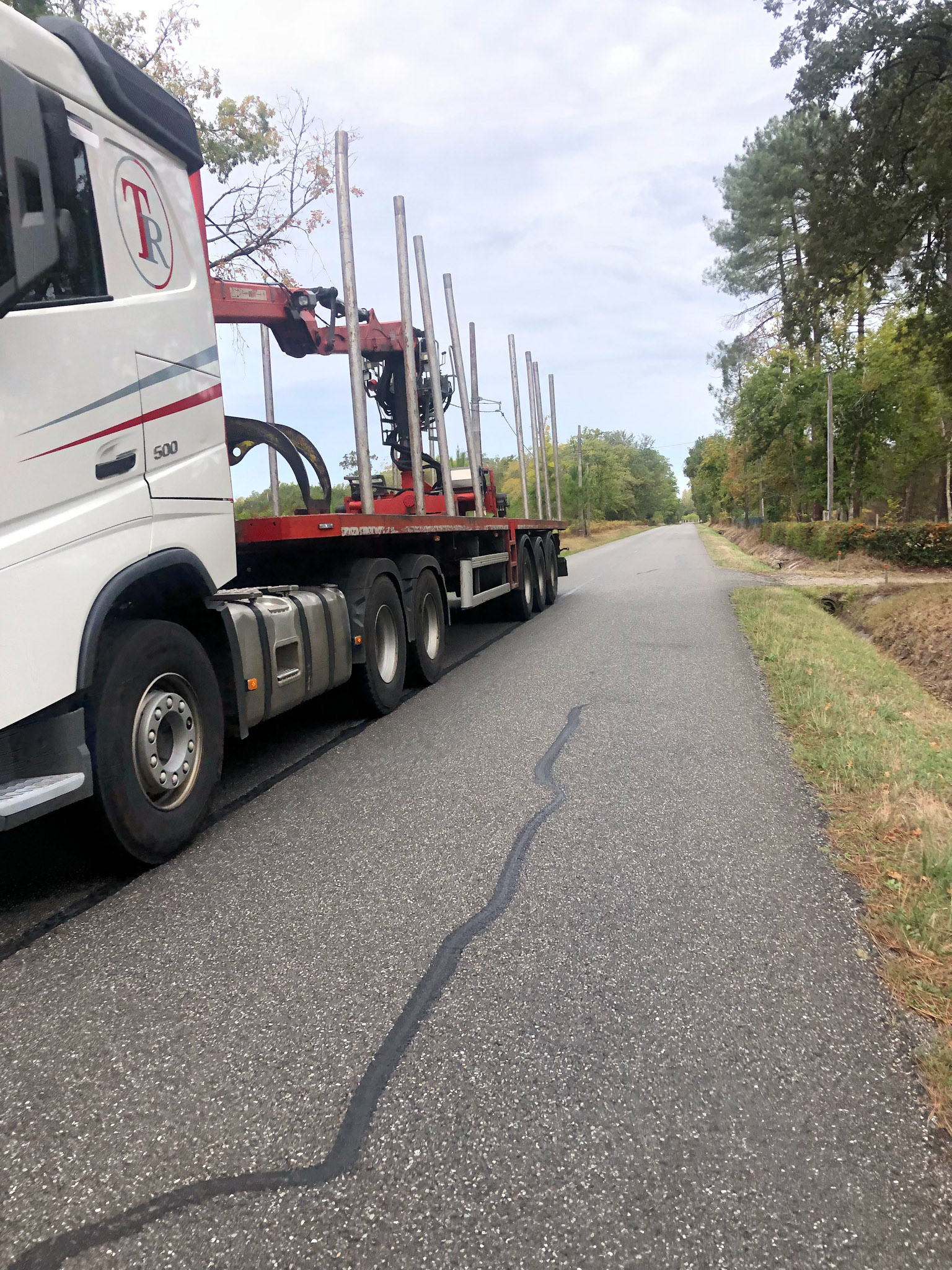 Except for logging trucks