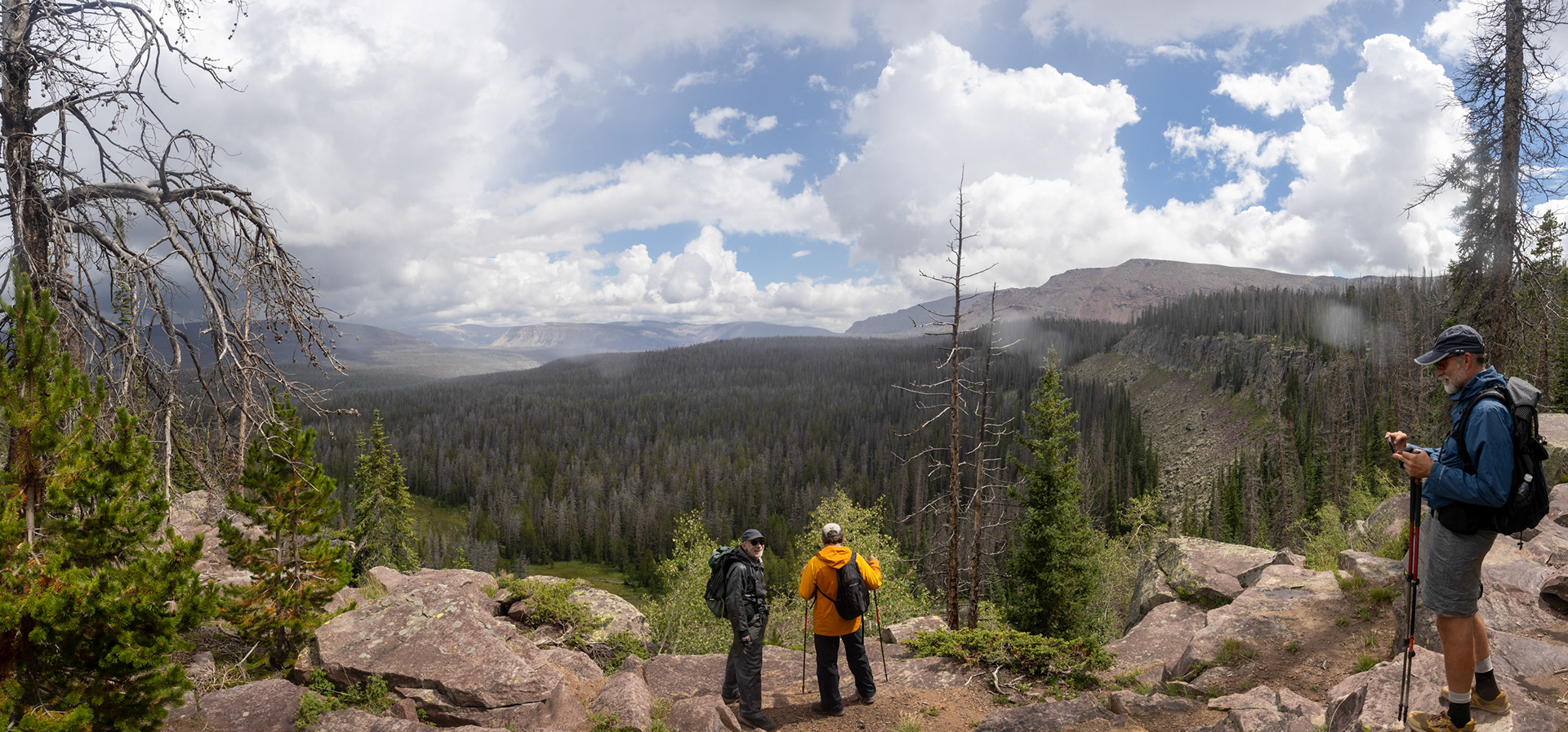 An unexpected view looking SE out of Grand Daddy Basin
