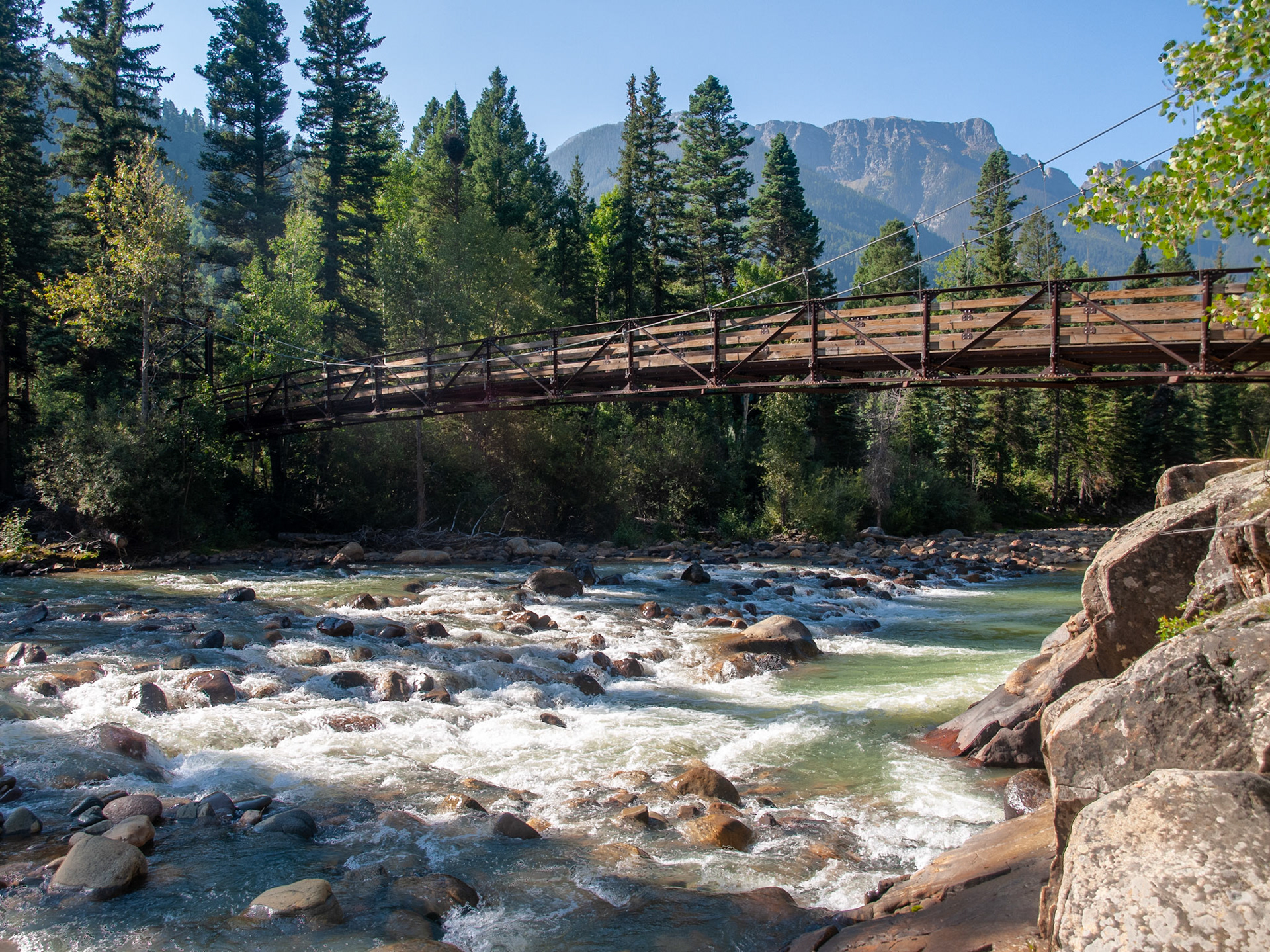 Glad the bridge is there!