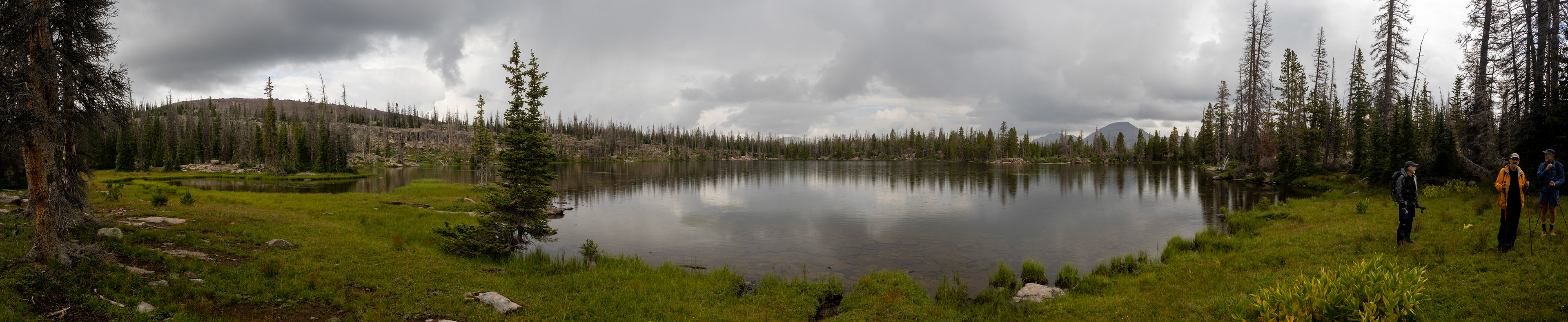 The rain came in not long after this was taken. Lake Margot, another angle