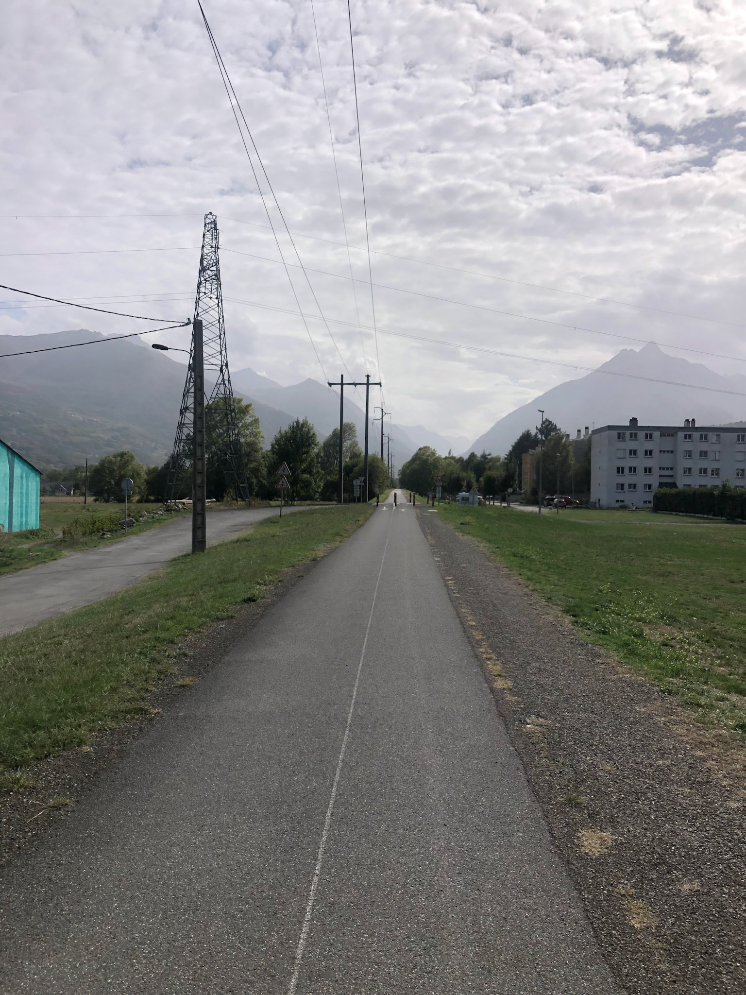 Back on the bike path