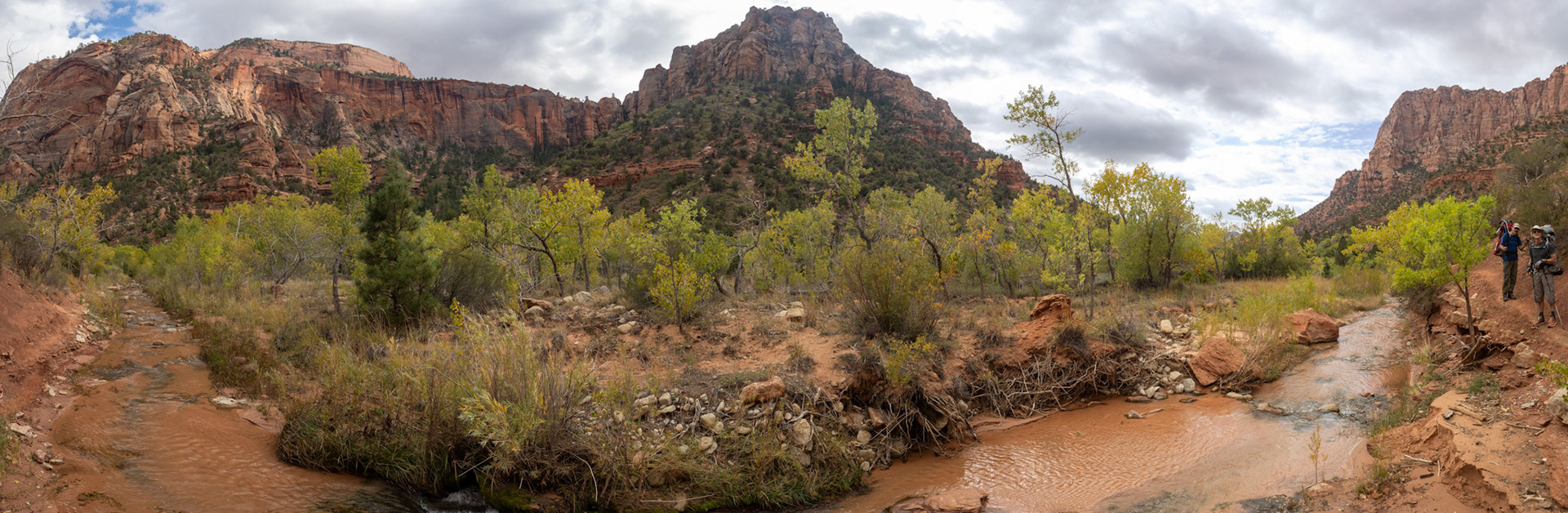 180 degrees of the lower section of La Virkin Creek