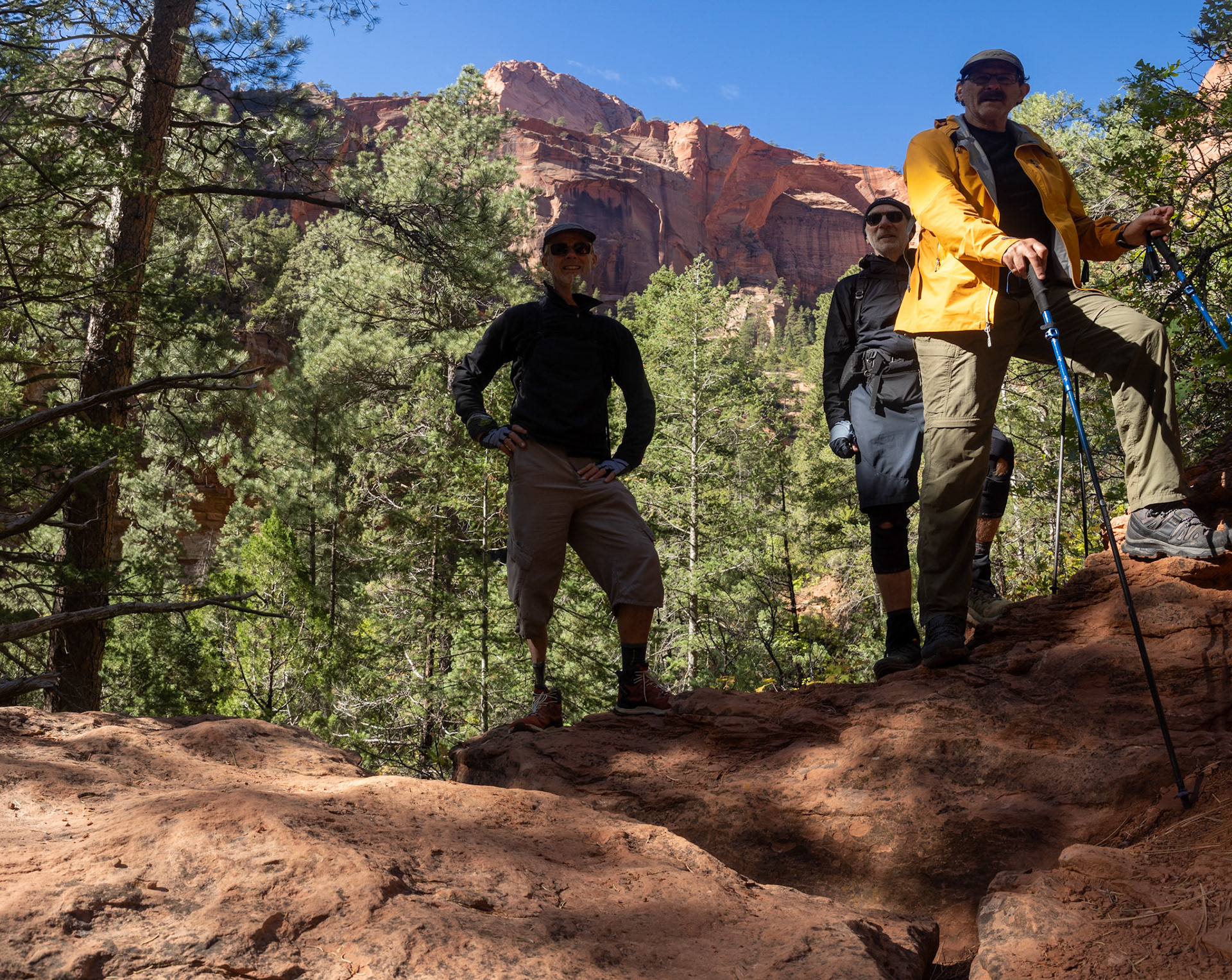 Kolob Arch and the boys