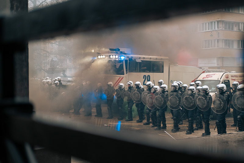 Manifestation contre les gouvernements et leur gestion de la crise sanitaire, Bruxelles, 23 Janvier 2022