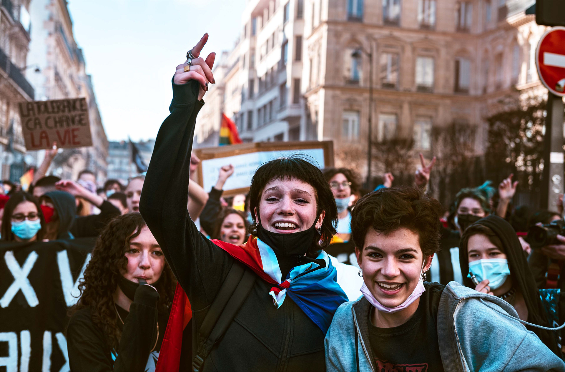 Manifestation contre les violences sexistes, sexuelles et LGBTQI+, Paris, 27 février 2021.