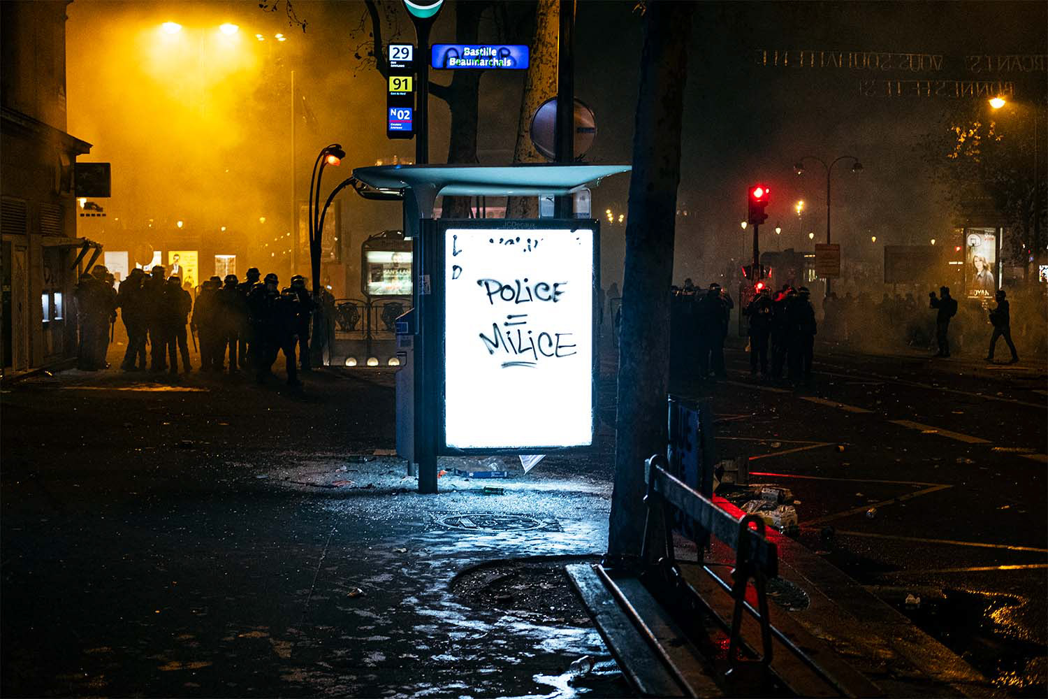 Manifestation contre la loi "Sécurité Globale", Paris, 28 Novembre 2021.