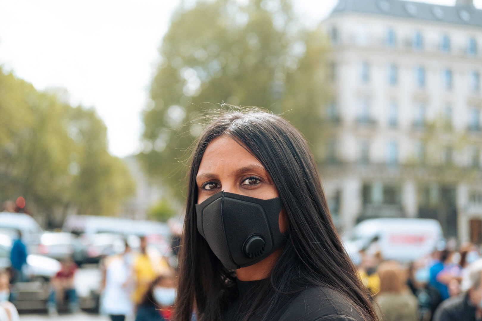 Rassemblement en soutien à Khadija, Place de la République, 8 mai 2021.