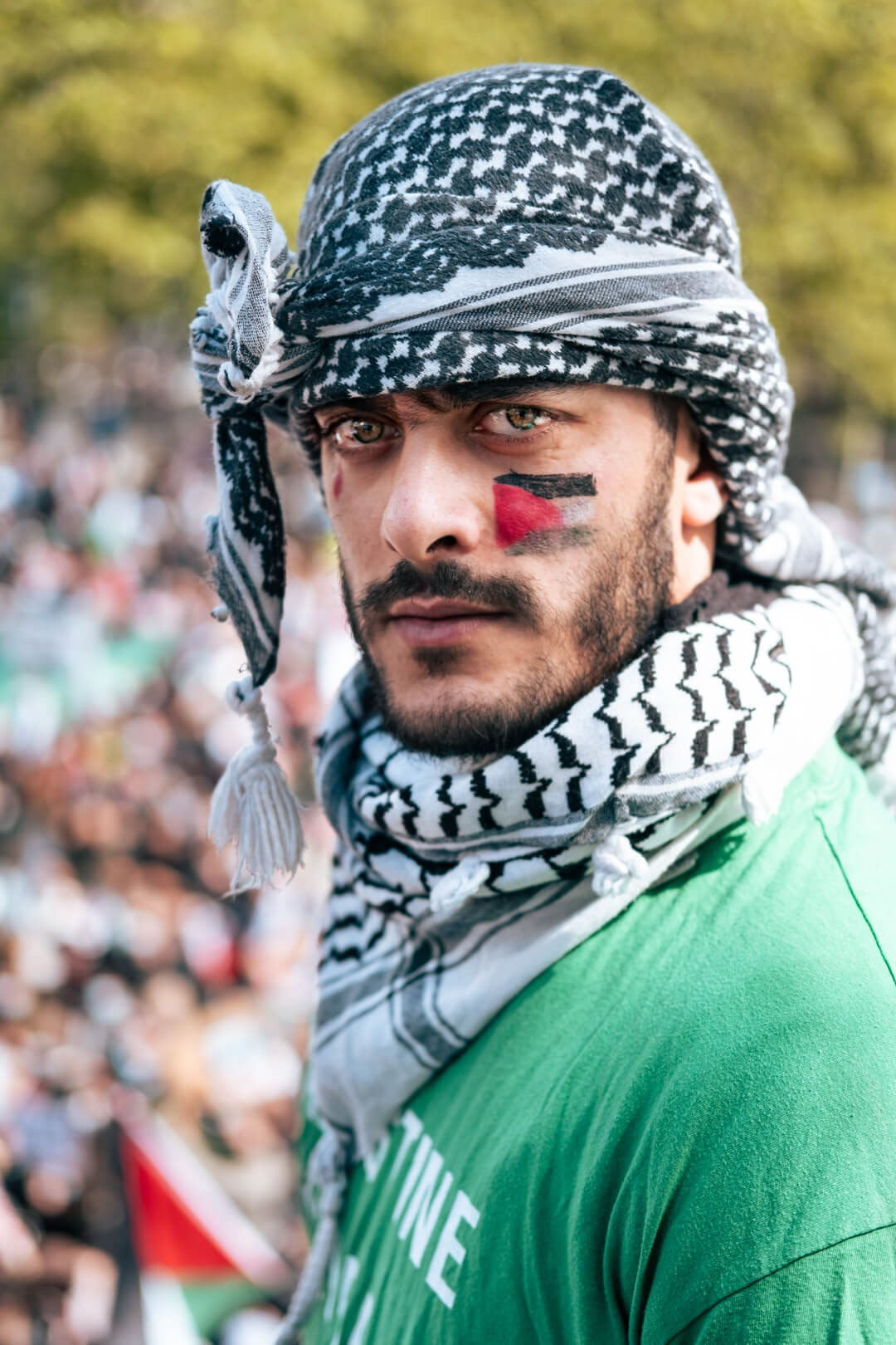 Rassemblement en soutien au peuple palestinien, Place de la République, 22 mai 2021.
