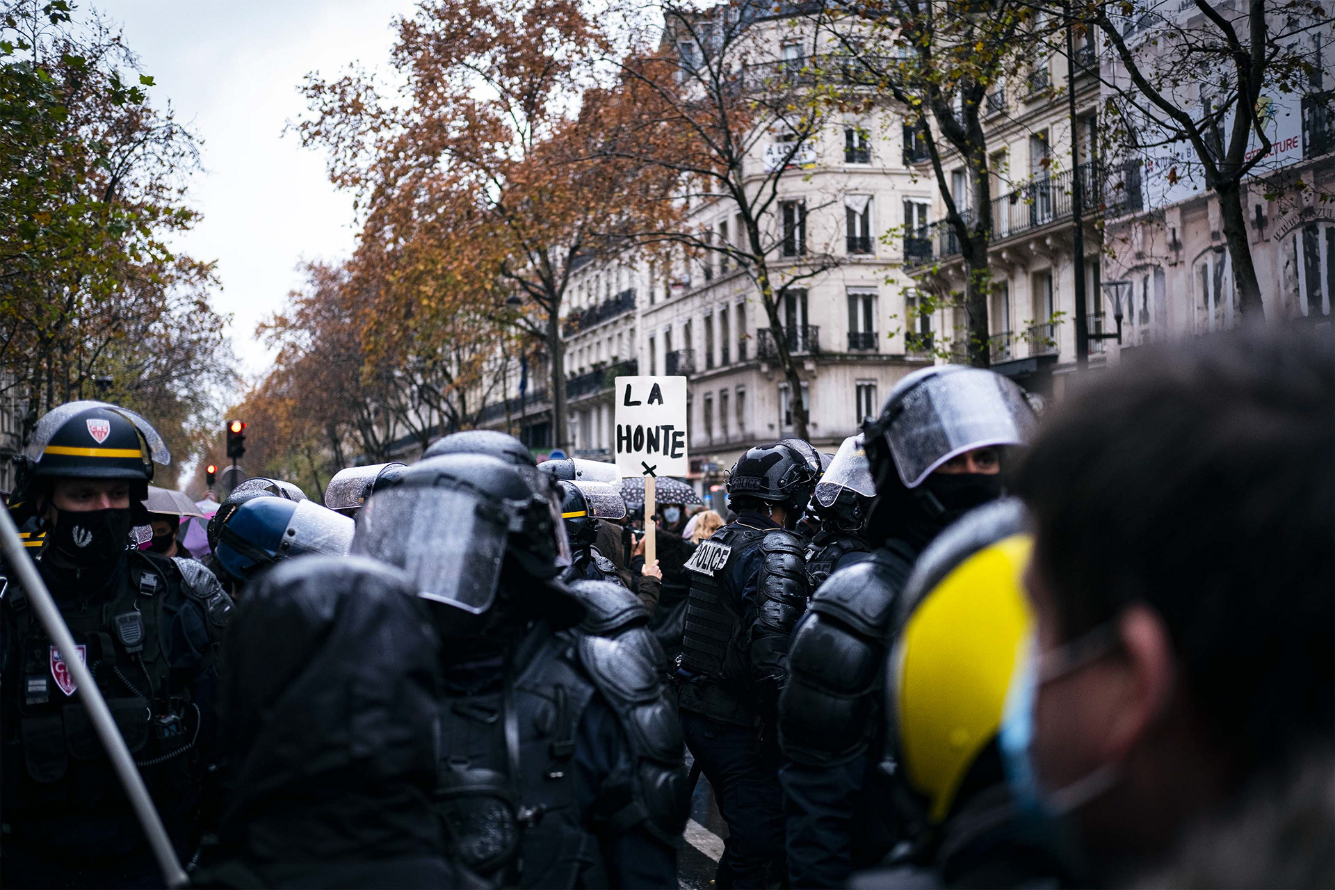 Manifestation contre la loi "Sécurité Globale", Paris, 12 Décembre 2020.