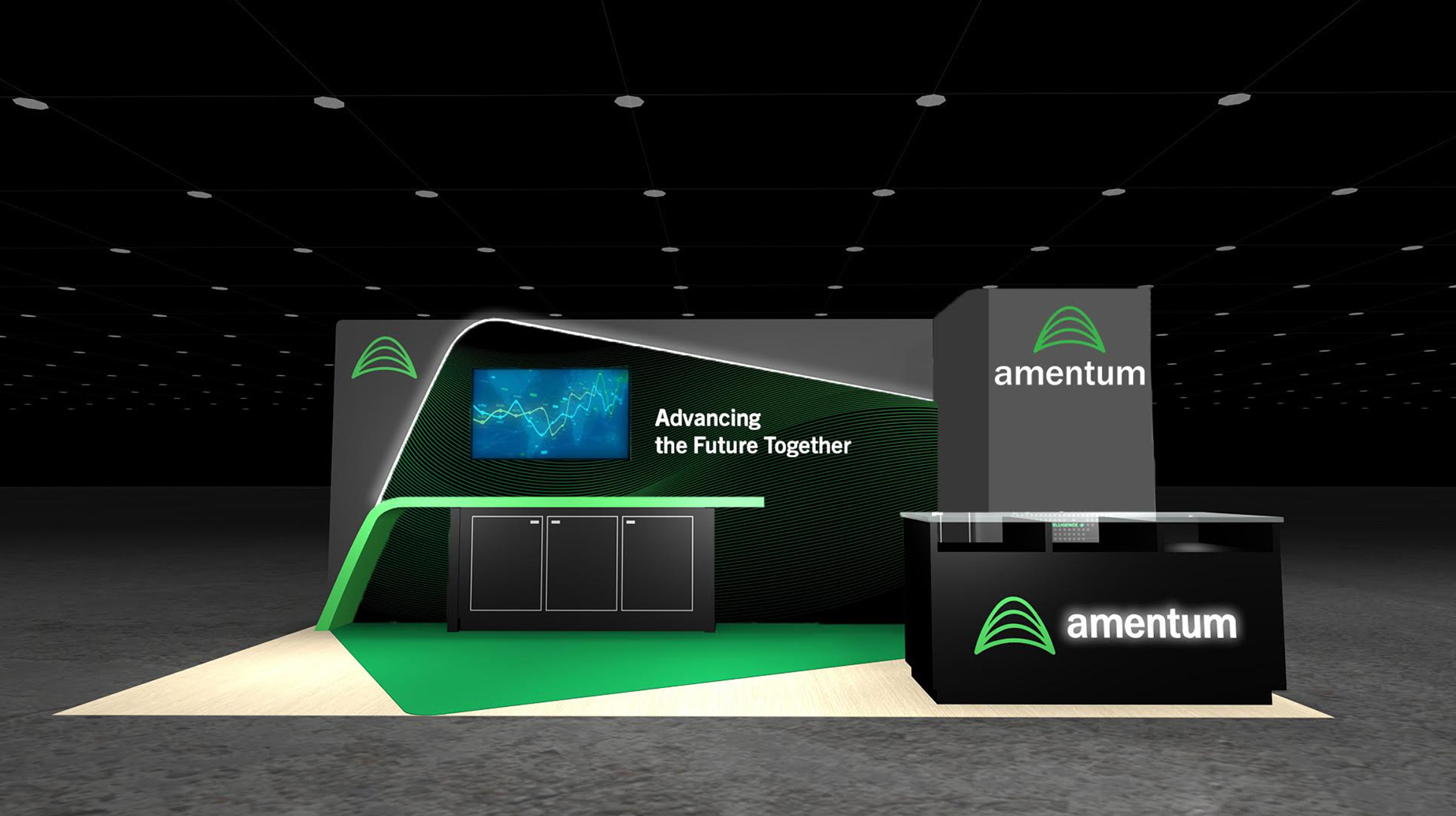 Amentum's BEYA Display (Rendering)