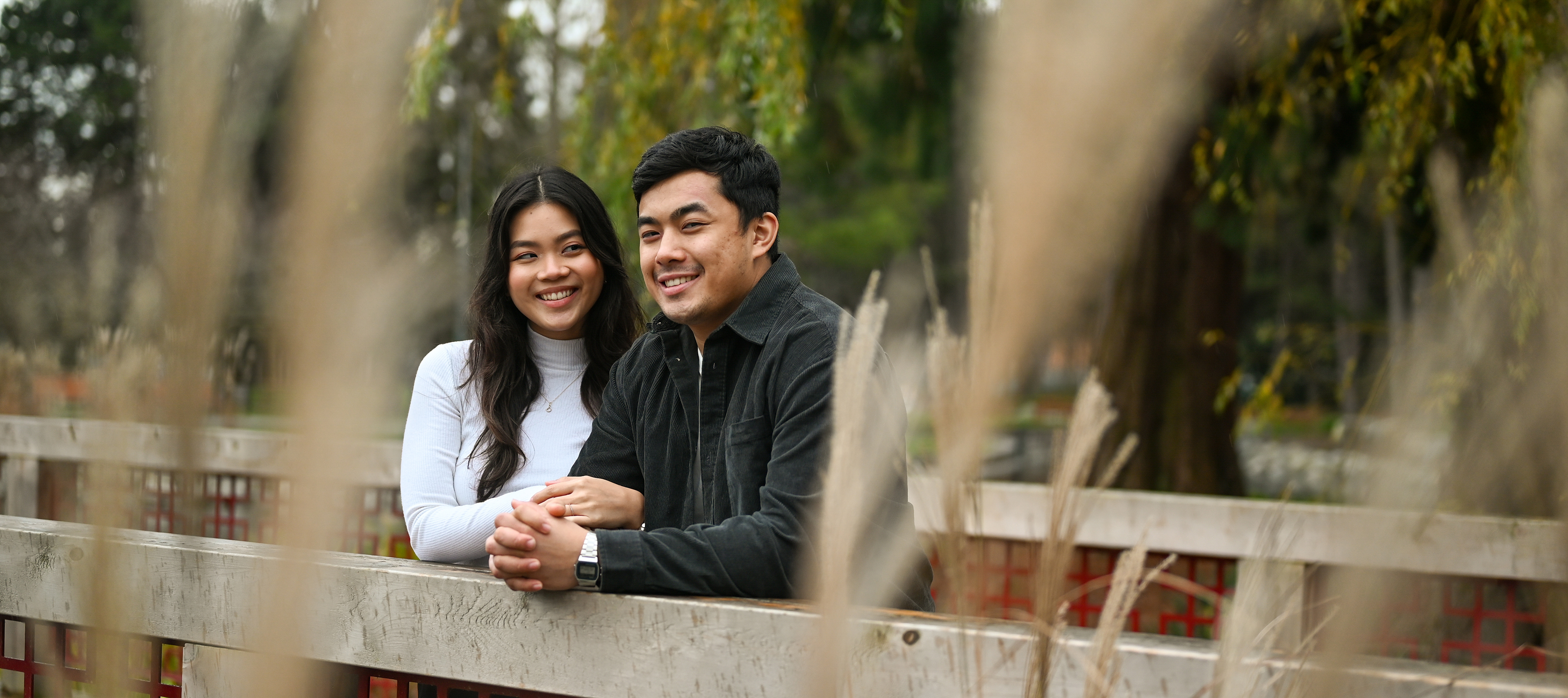 Engagement Photos in Minoru Park Richmond BC