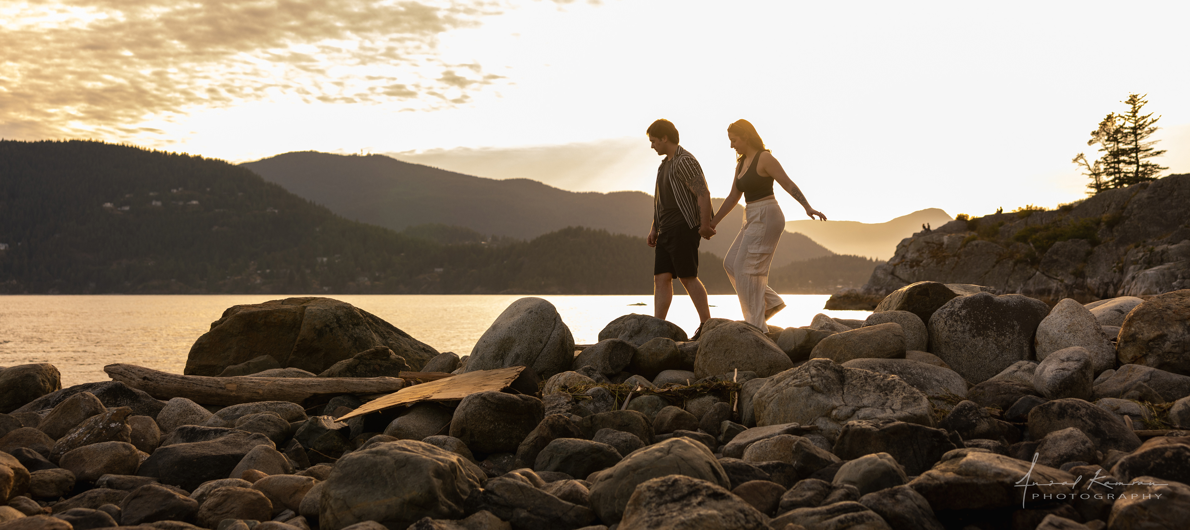 Proposal engagement photos at Whytecliff Park in West Vancouver, bc