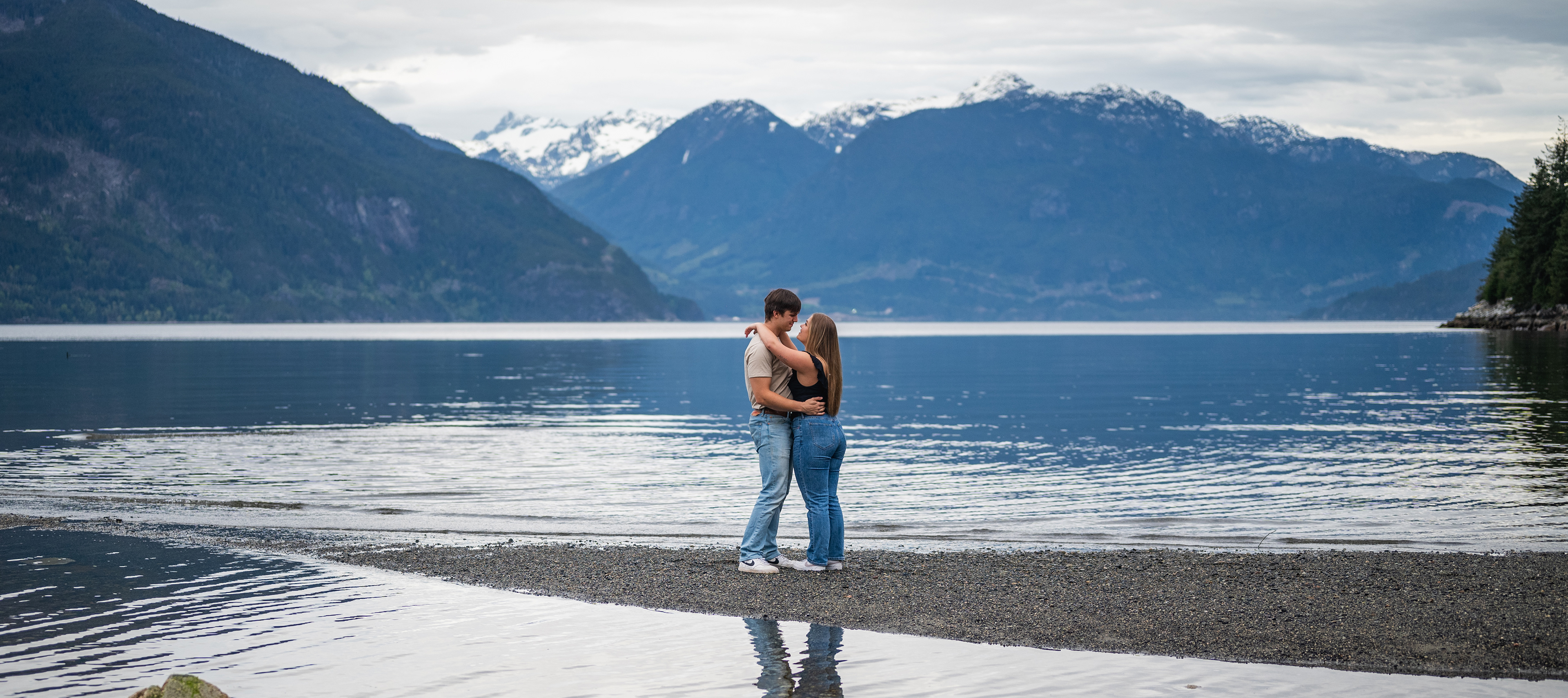 Squamish Porteau Cove engagement photos