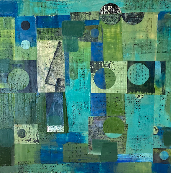 A Quiet Conversation - 12x12"- $335