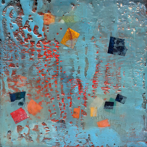 Sea Glass - 6"x6" Framed, $145