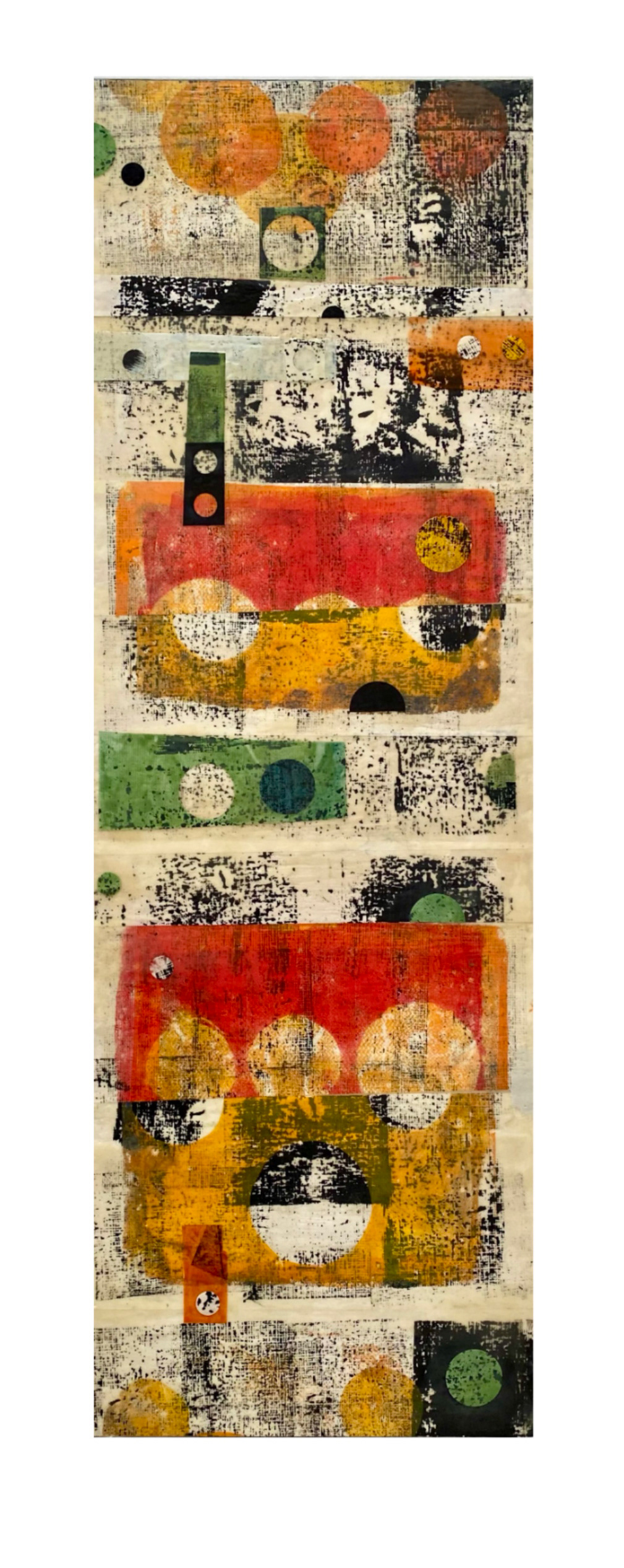 SOLD - On A Train to Toledo - 12x36"
