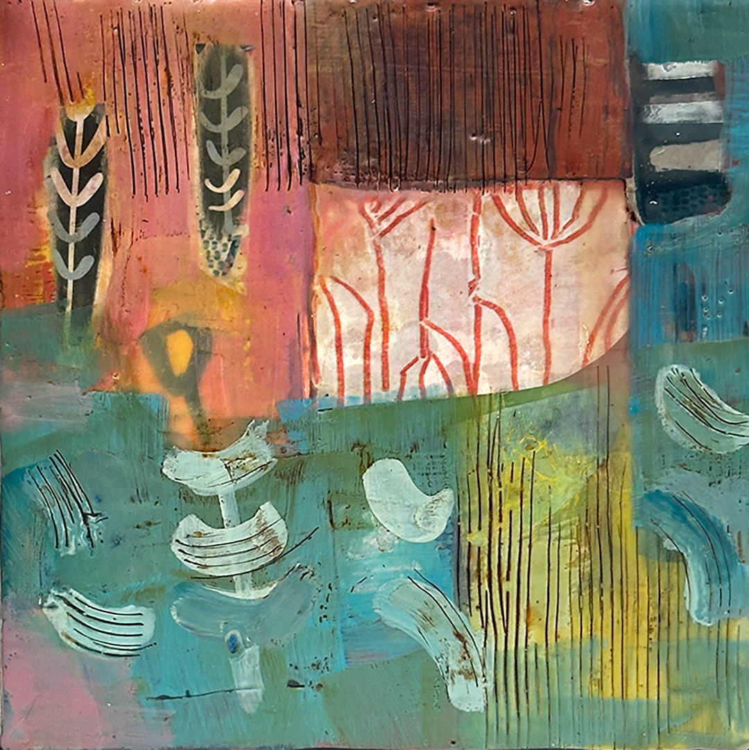 Landscapes in My Head - 8"x8"