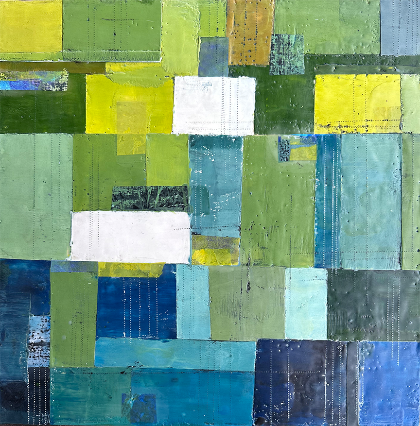 SOLD- Neighbors - 18x18"