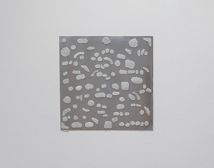 Aa Duru, I bathe with this!” silicone molds on metal plate 35 x 35 cm 2023
