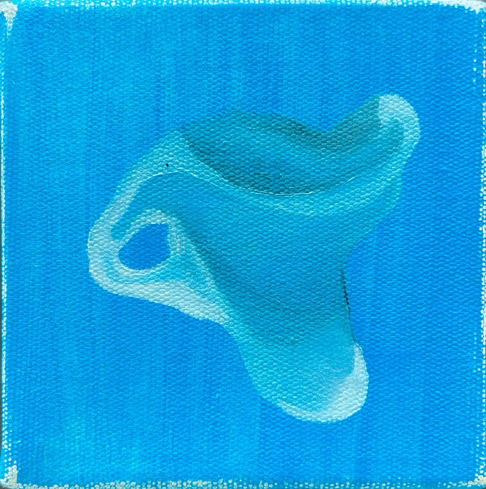no.4b, painting, oil on canvas, 10 x 10 cm
